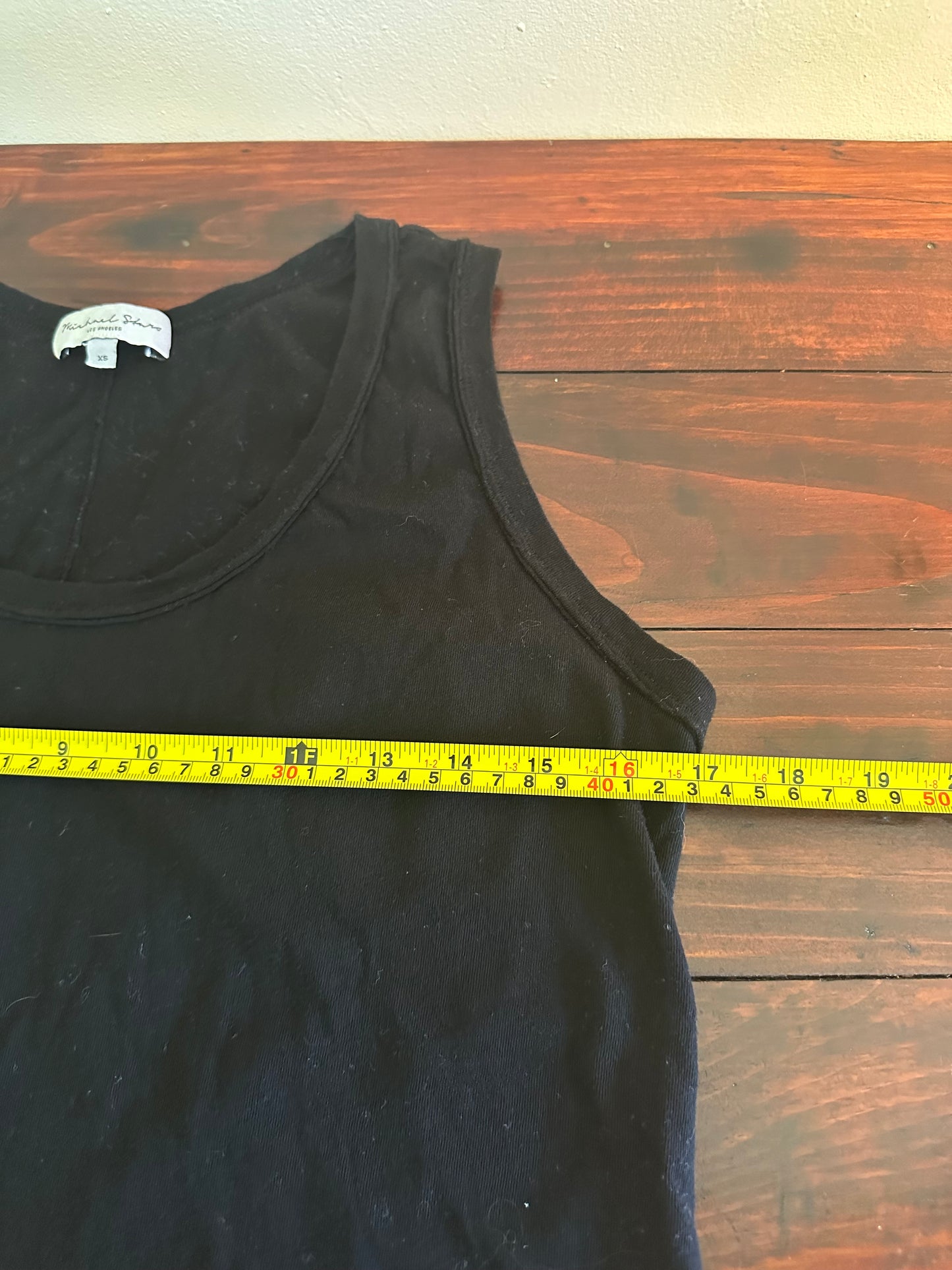 Michael Stars Classic Black Tank Top - Size XS