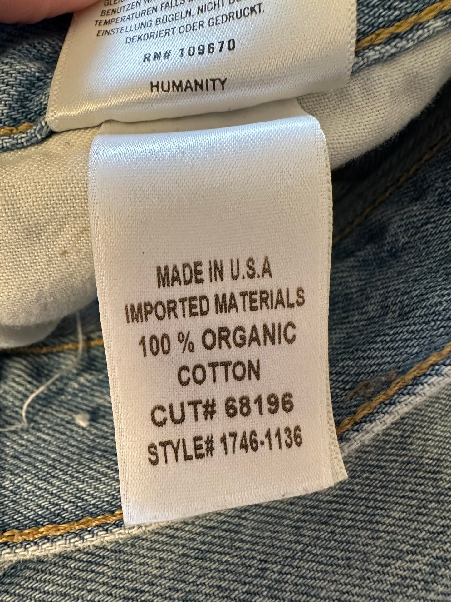 Citizens Of Humanity Annina Light Blue Straight Leg Jeans | Size 29