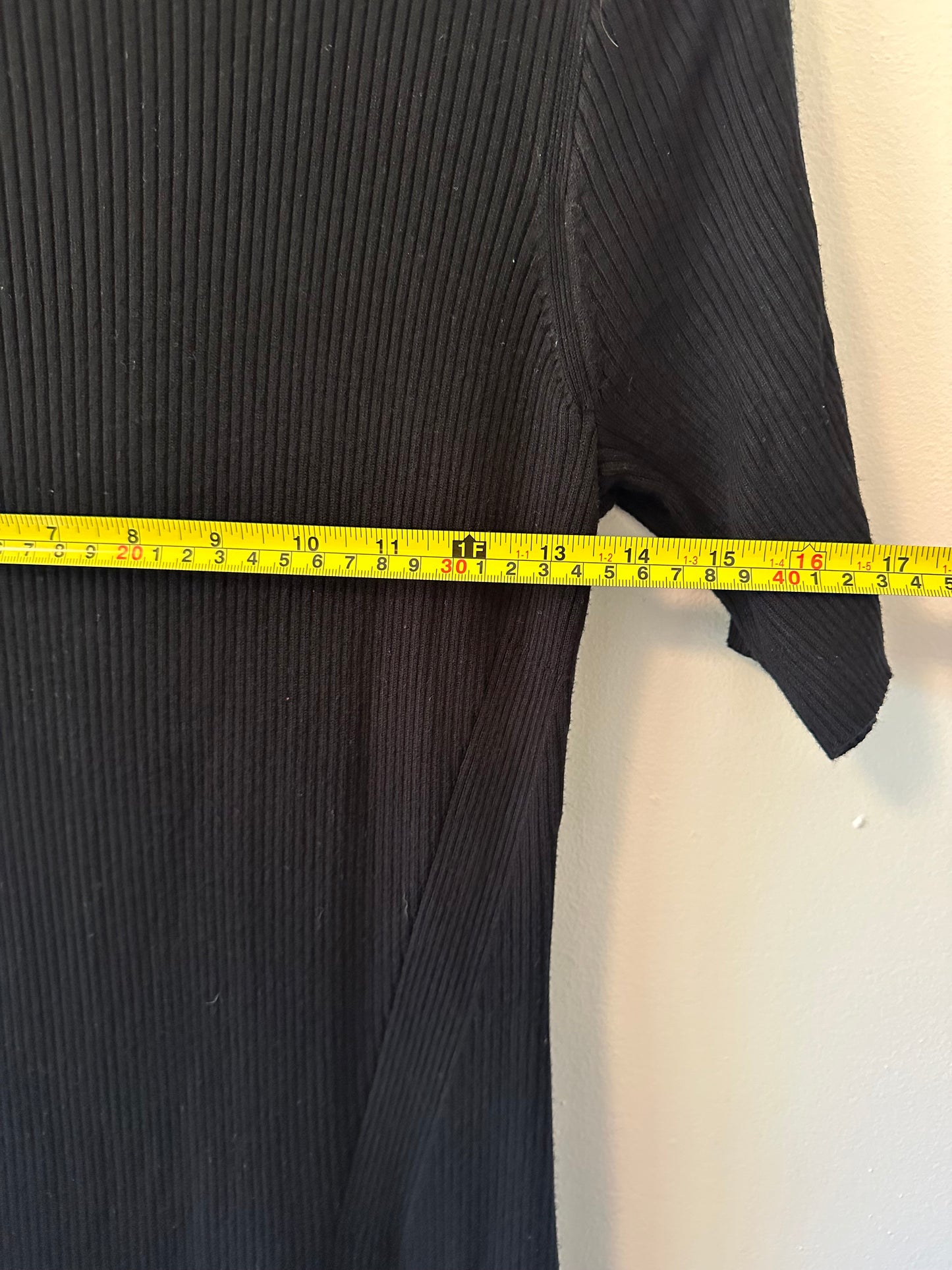 J. Crew Ribbed Knit Short Sleeve Midi Dress - Size Small