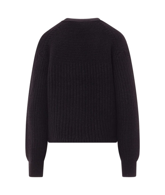 Closed Black Knit Alpaca Blend Knit Cardigan | Size Small