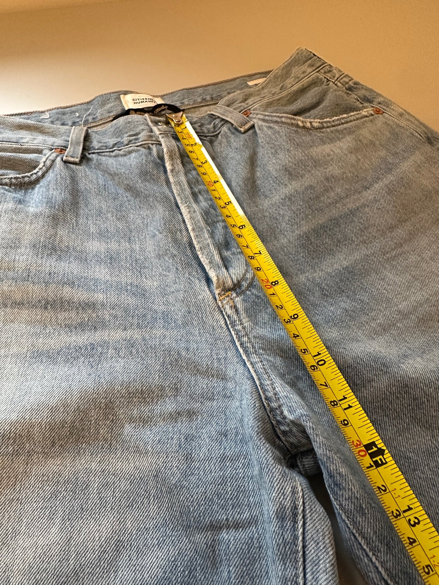 Citizens Of Humanity Annina Light Blue Straight Leg Jeans | Size 29