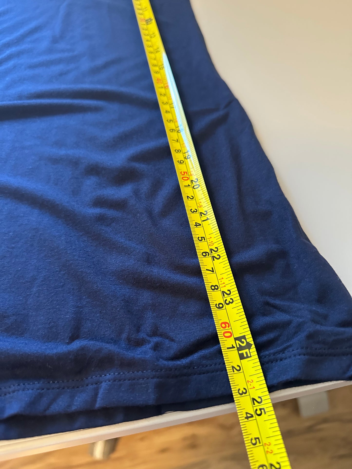 J. Crew NWT Dark Blue Short Sleeve Ballet Neck Tee | Size Medium