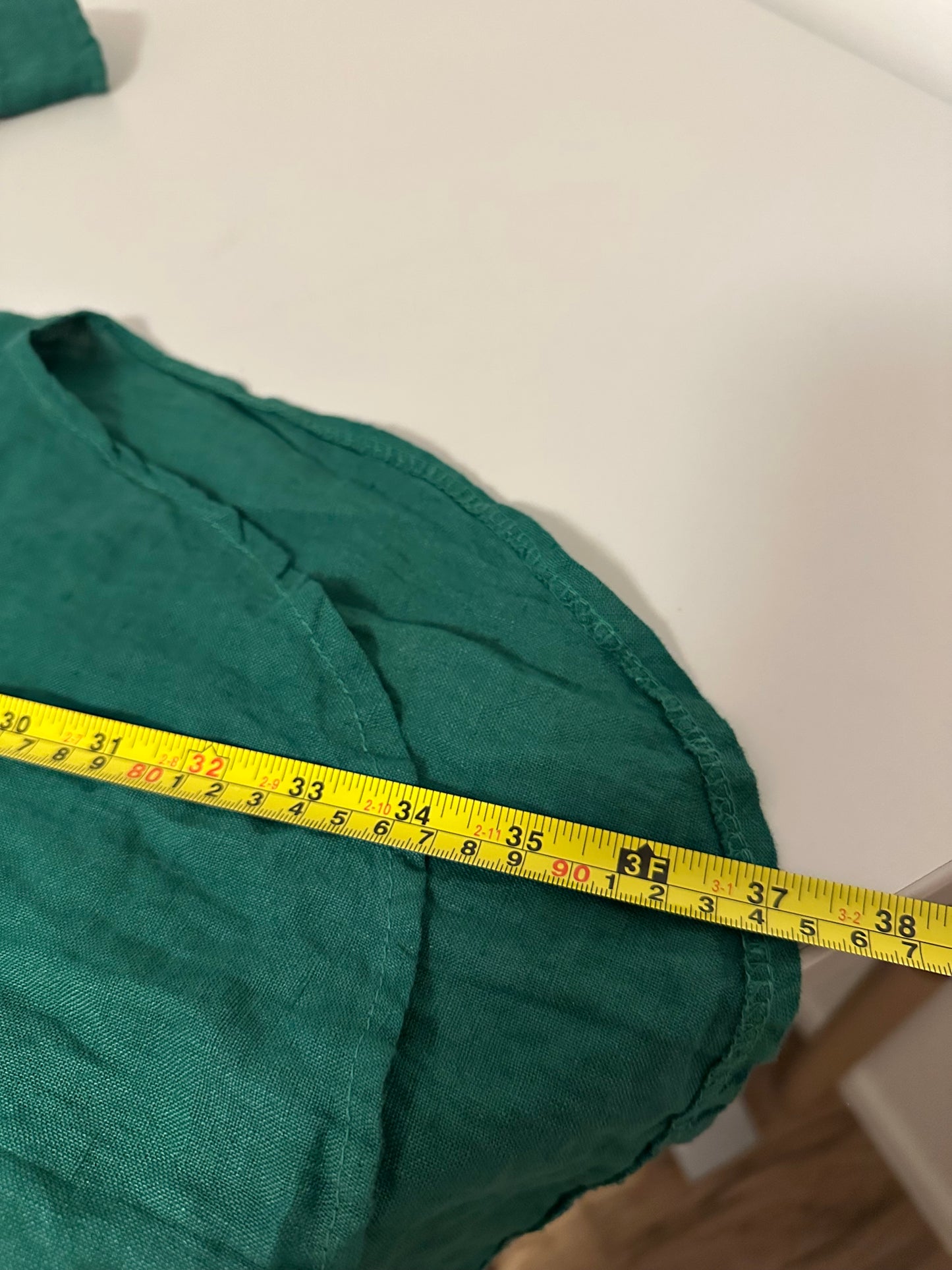 Made In Italy Oversized Linen Tunic Shirt Dress | Size Medium