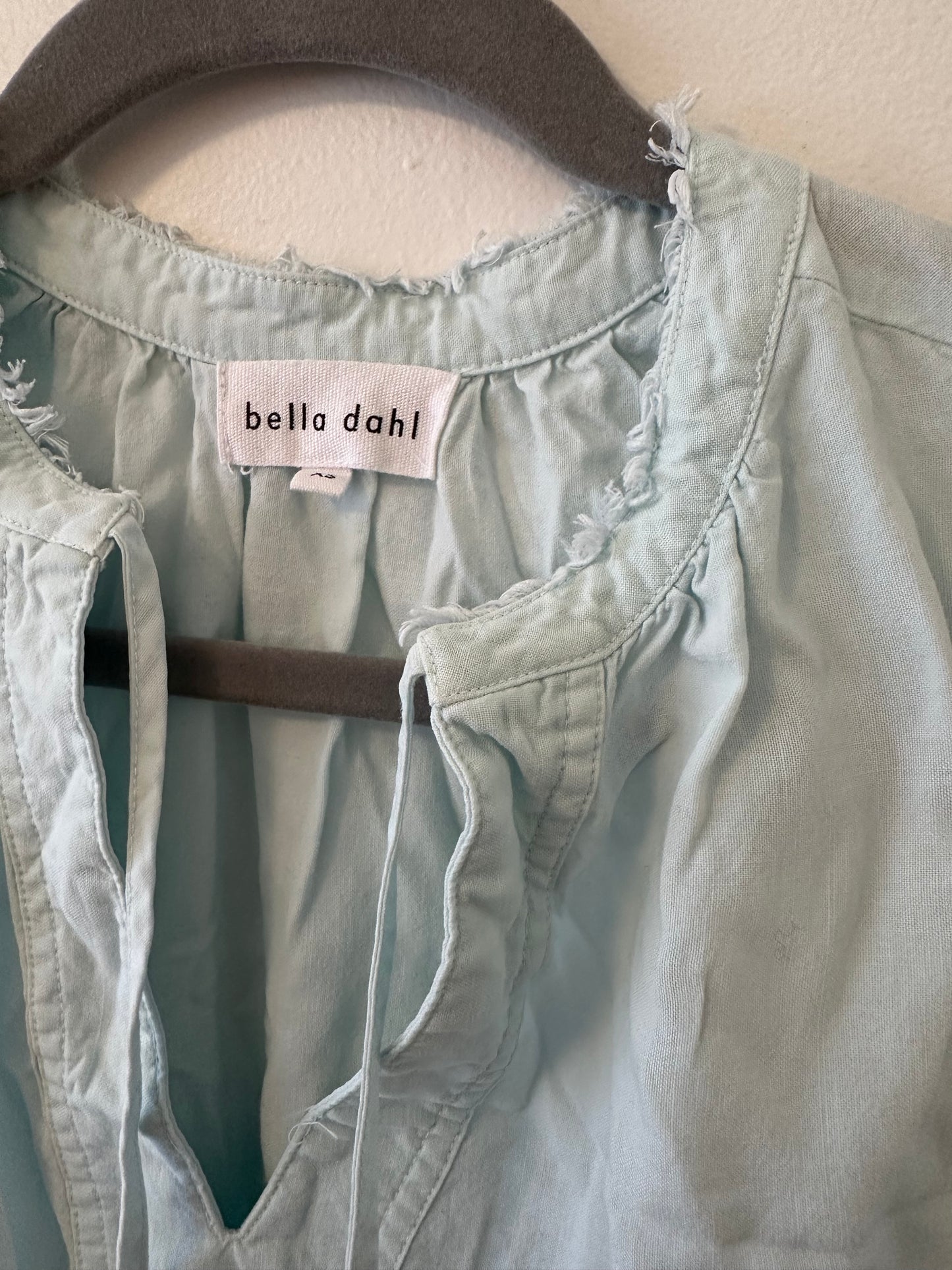Bella Dahl Sleeveless Fray Edge Pullover Size XS