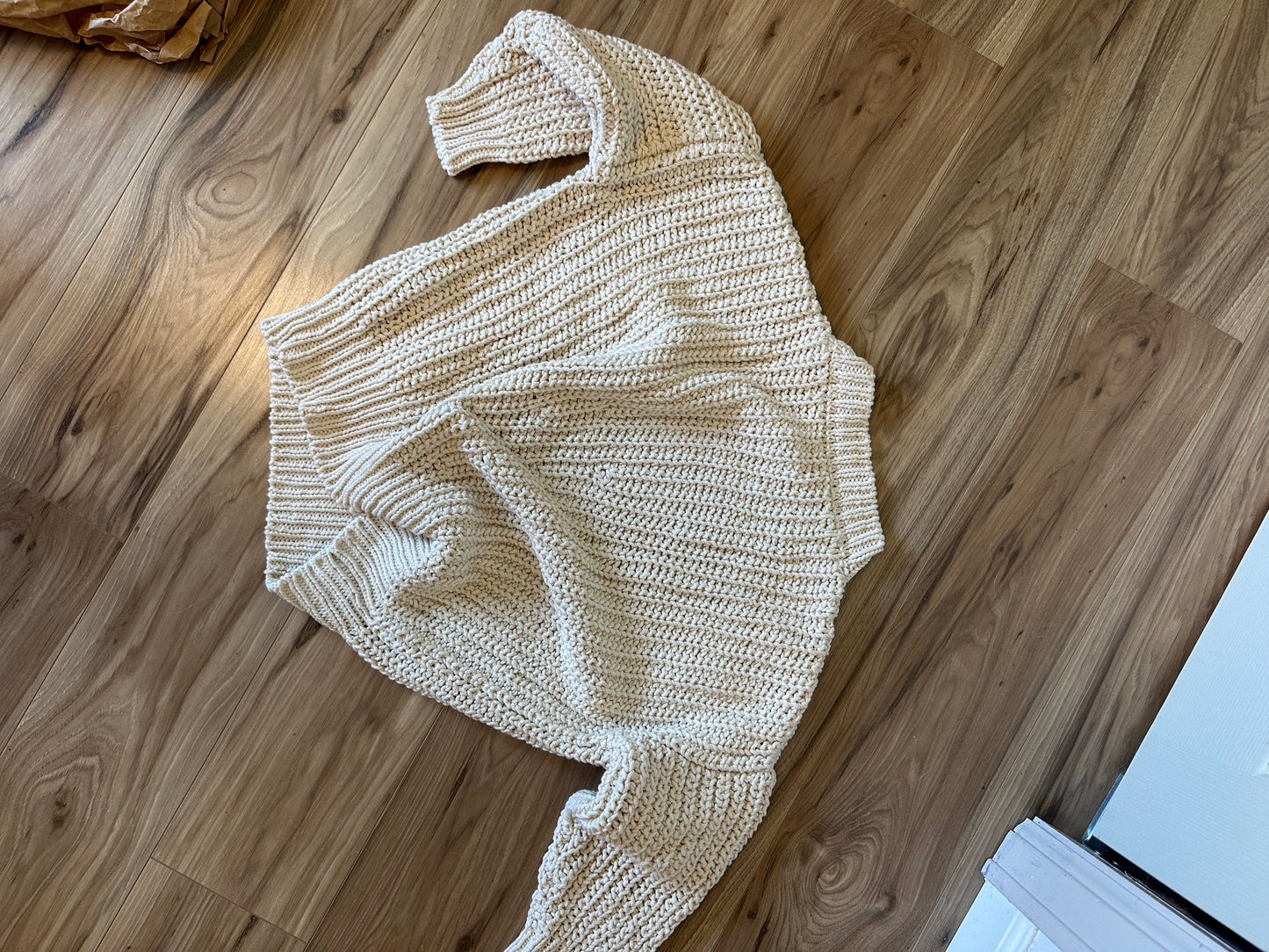 Babaa No18 Jumper Sweater in Natural - Size Small