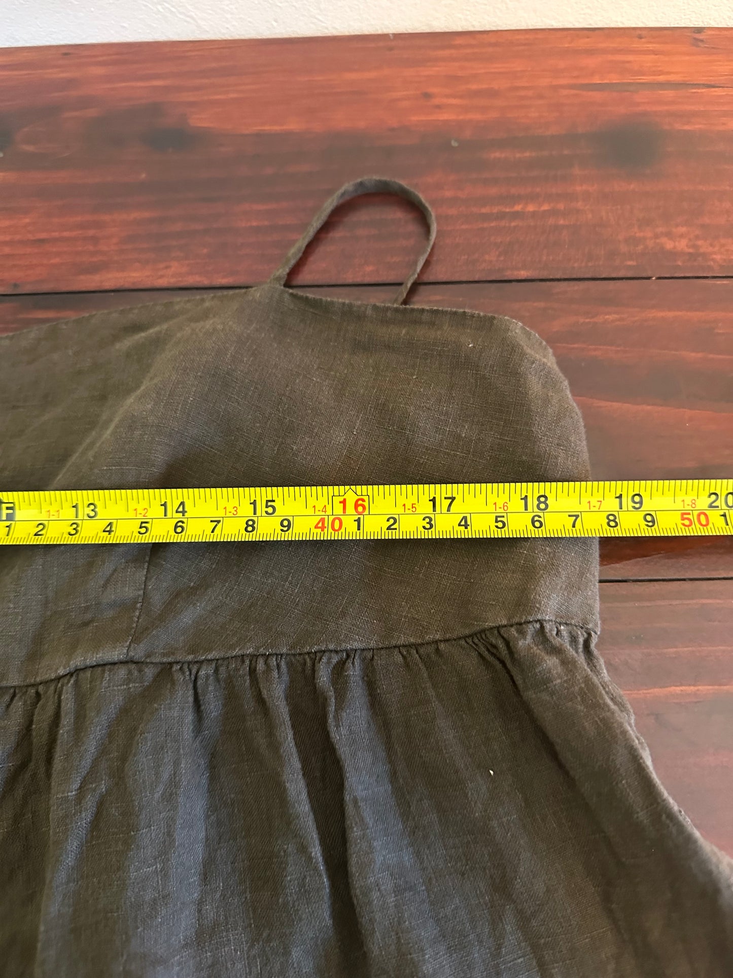 Velvet by Graham & Spencer Olive Green Empire Waist Camisole - Size Medium