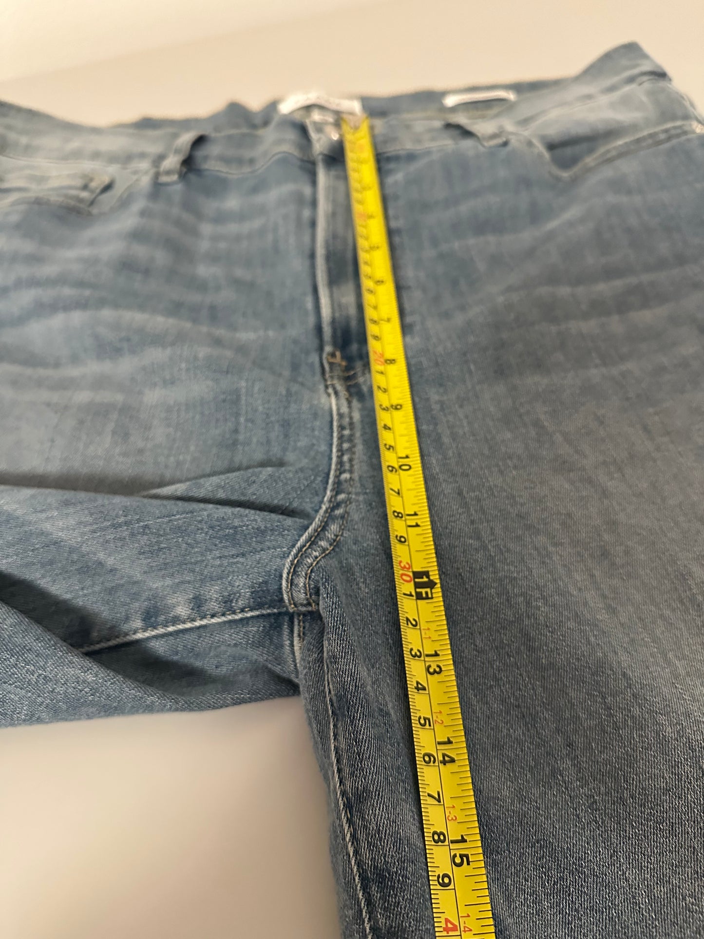 Frame Le Slim Palazzo Women's Light Blue Wide-Leg Jeans | Size 32