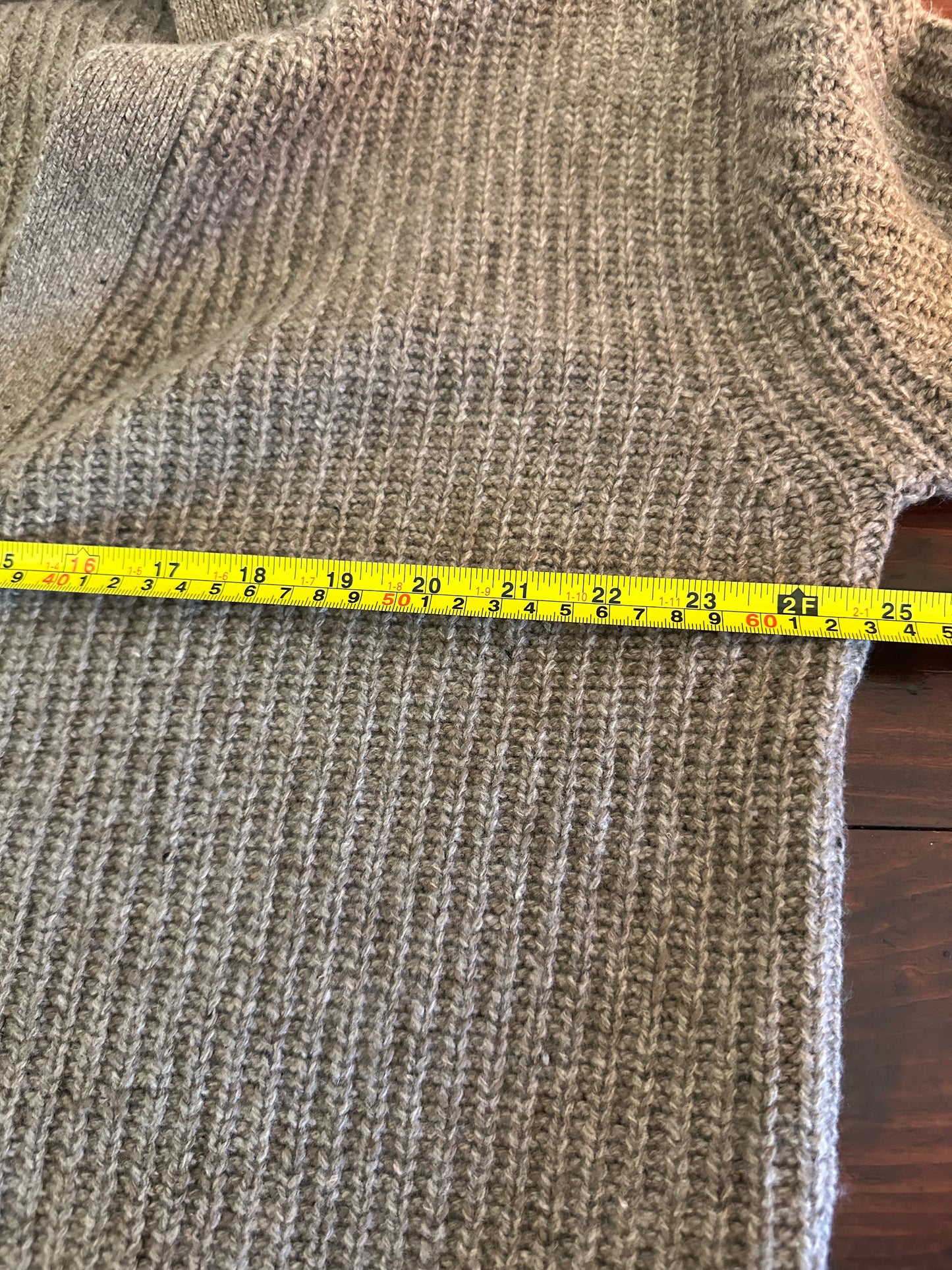 Jenni Kayne Taupe Knit Cocoon Cardigan