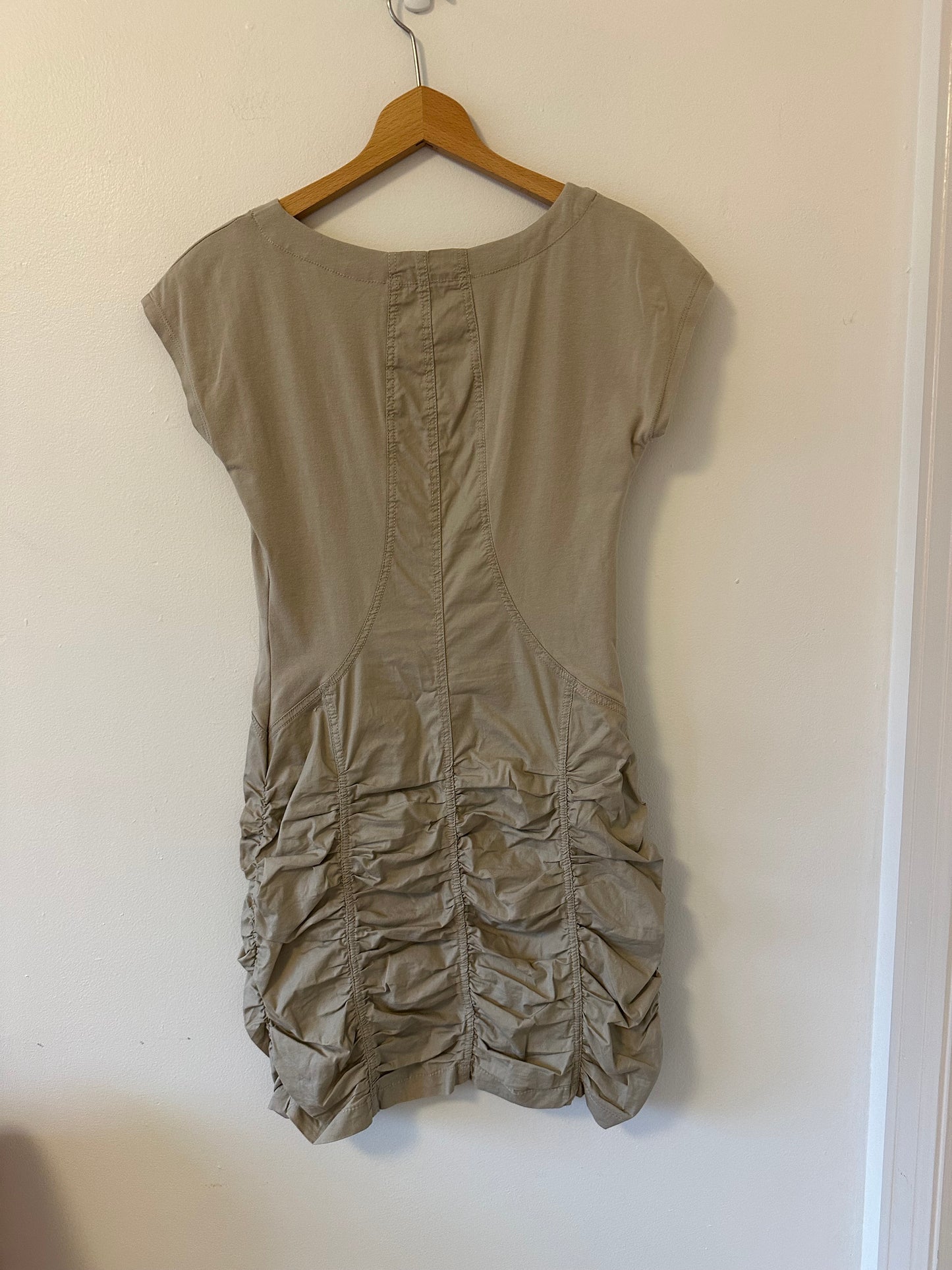 Wearables XCVI Aviana Mini Dress In Truffle | Size XS