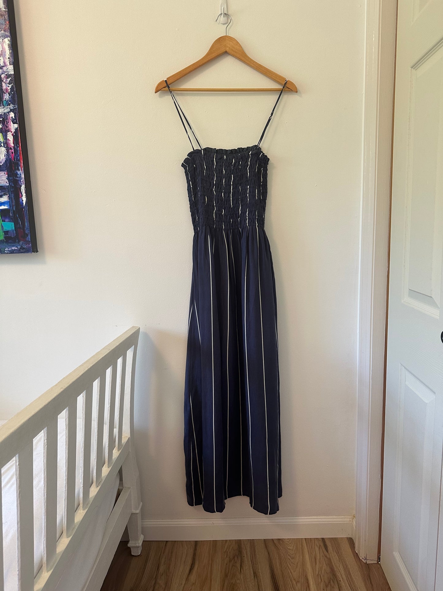 Left on Friday Cabana Maxi Dress in Varsity / Coconut - Size S/M