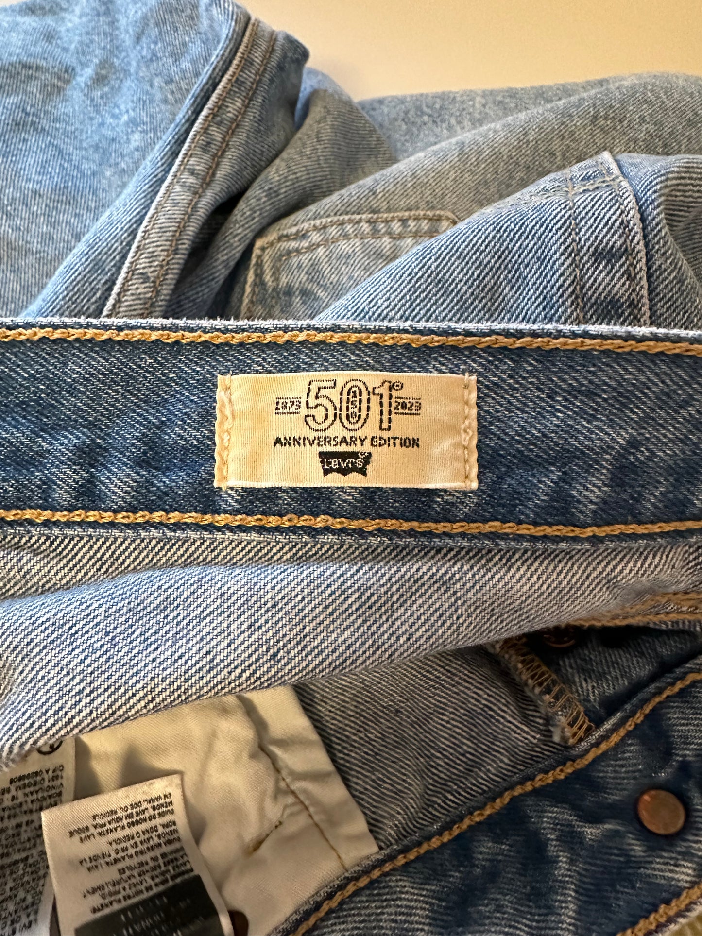 Levi's 501 150th Anniversary 90s Patchwork Jeans Road Tripping | Size 27