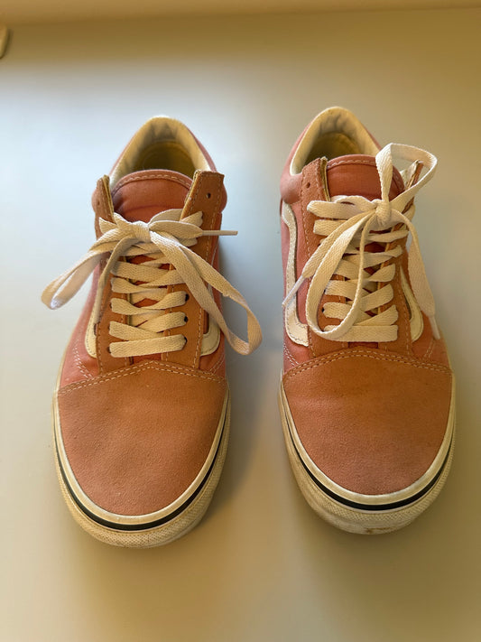 Vans Old Skool Skate Shoe - Pink Dawn | Size 8