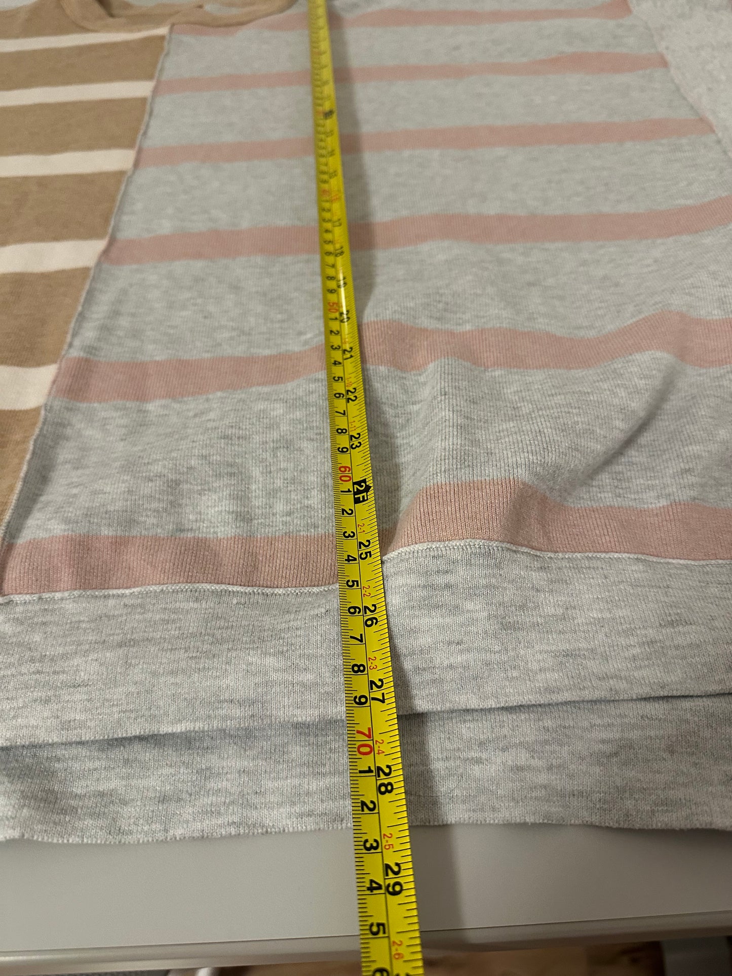 Free People Uptown Stripe Oversized Pullover Sweater | Size Small