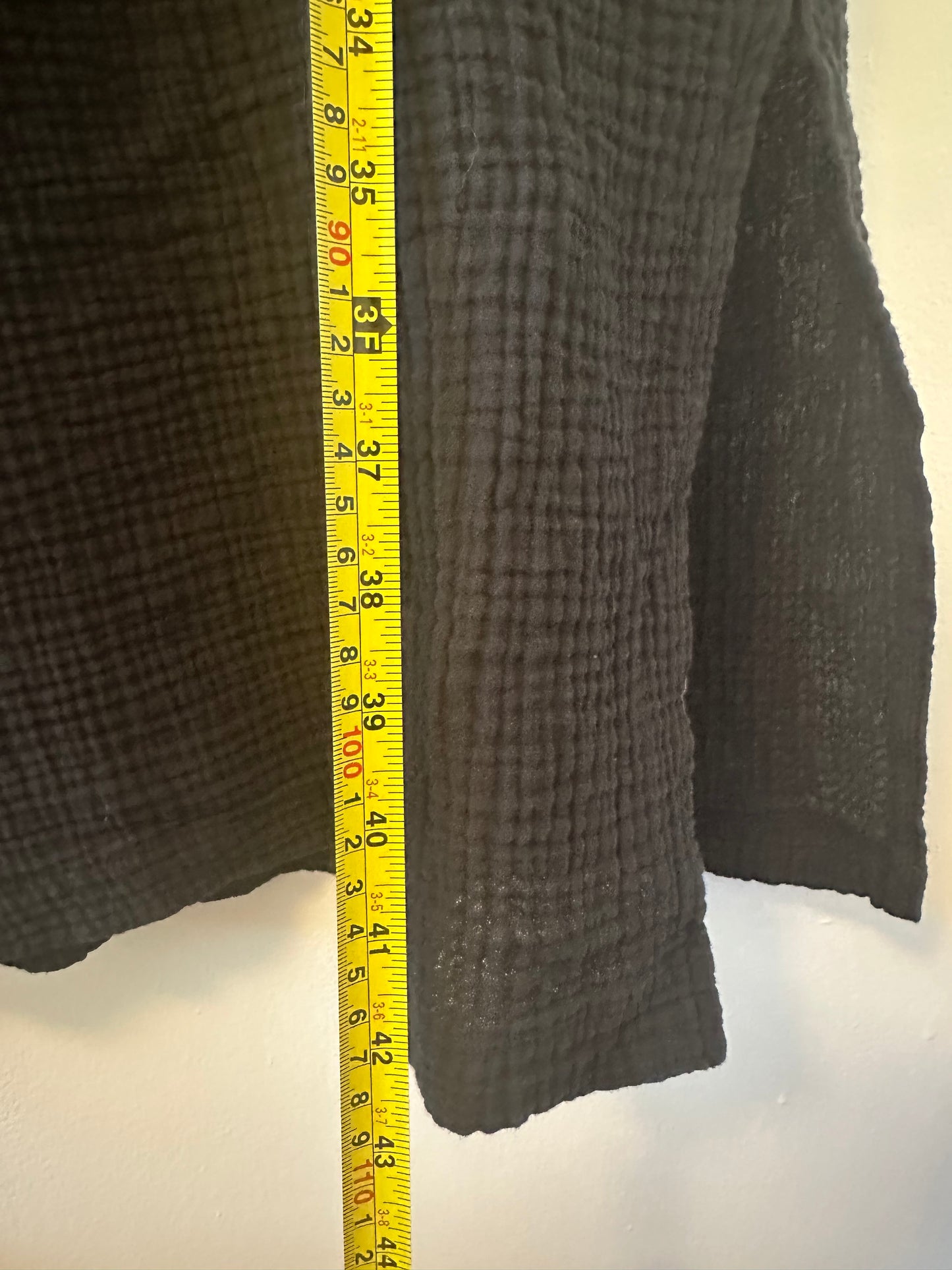 Madewell Mixed Media Tank Dress in Black - Size Medium