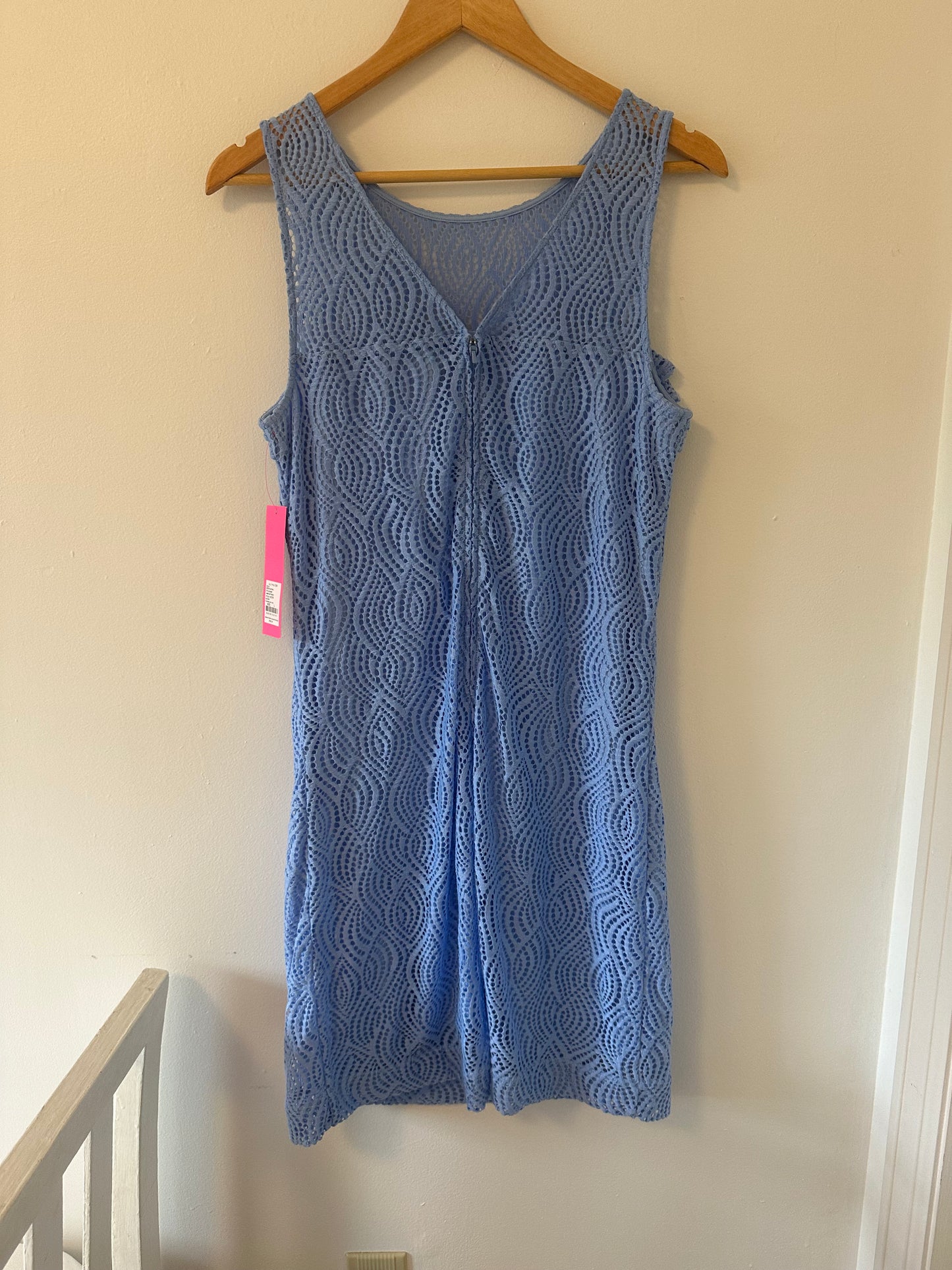 NWT Lilly Pulitzer Janine Shift Dress in Blue - Size Large