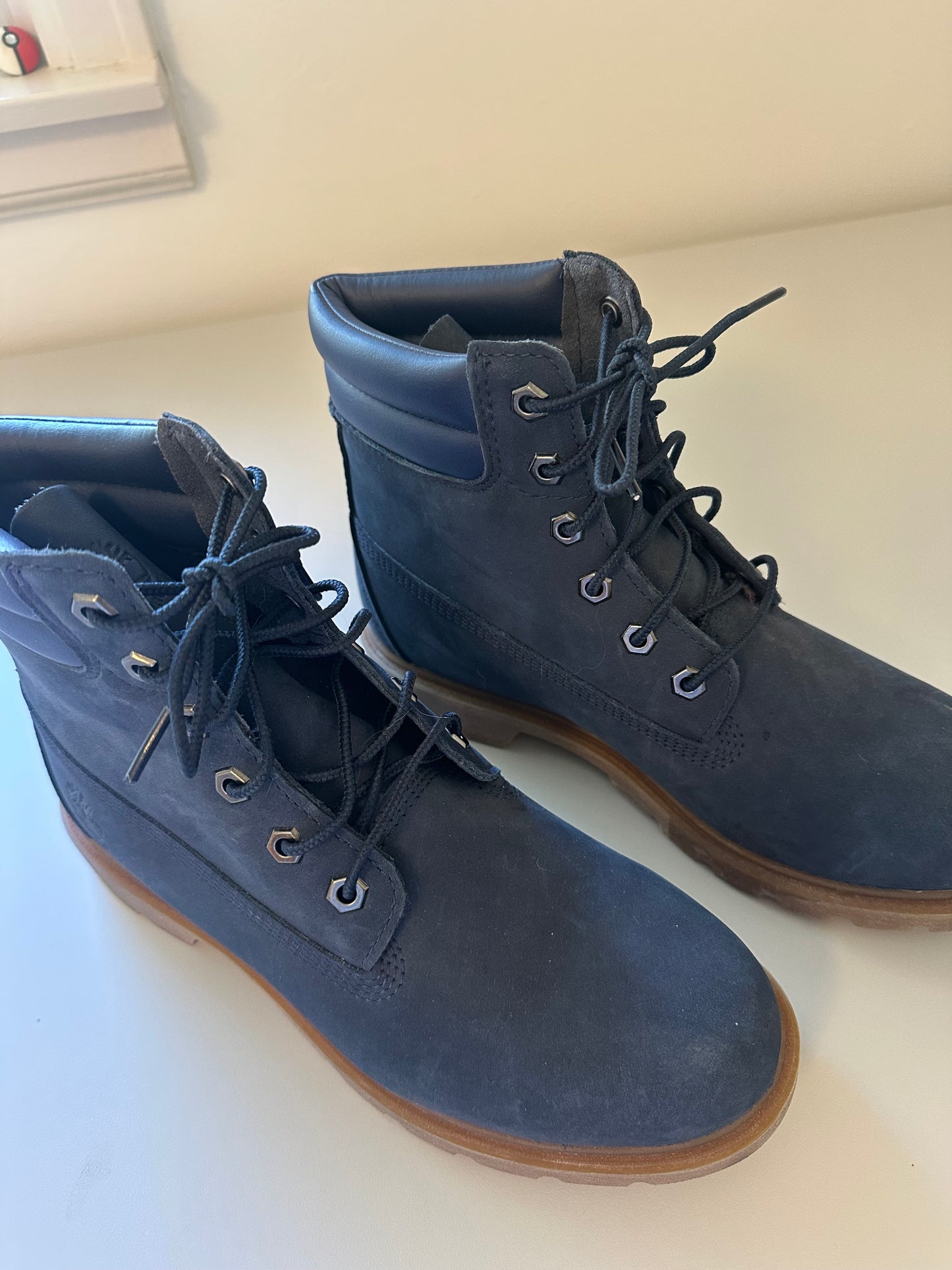 Timberland Women's Linden Woods 6-Inch Waterproof Boot in Navy Gum | Size 8.5