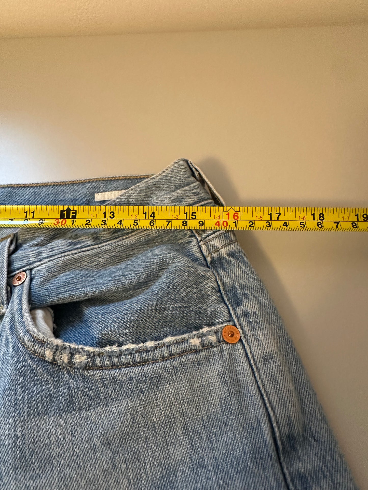 Citizens Of Humanity Annina Light Blue Straight Leg Jeans | Size 29