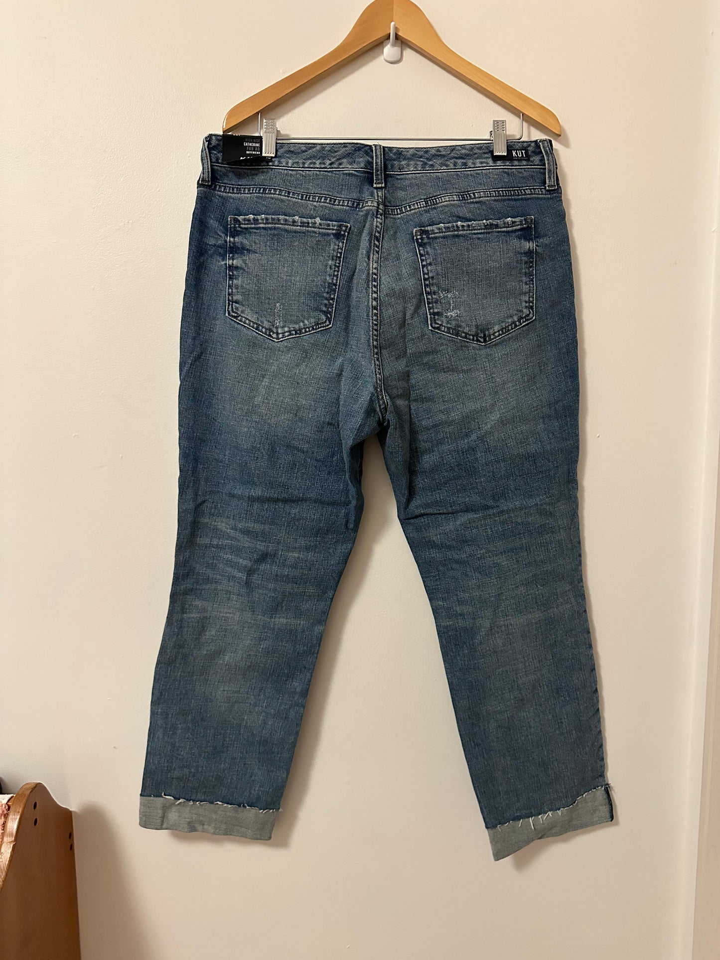 NWT Kut from the Kloth Catherine High Rise Boyfriend Jeans | Size 16