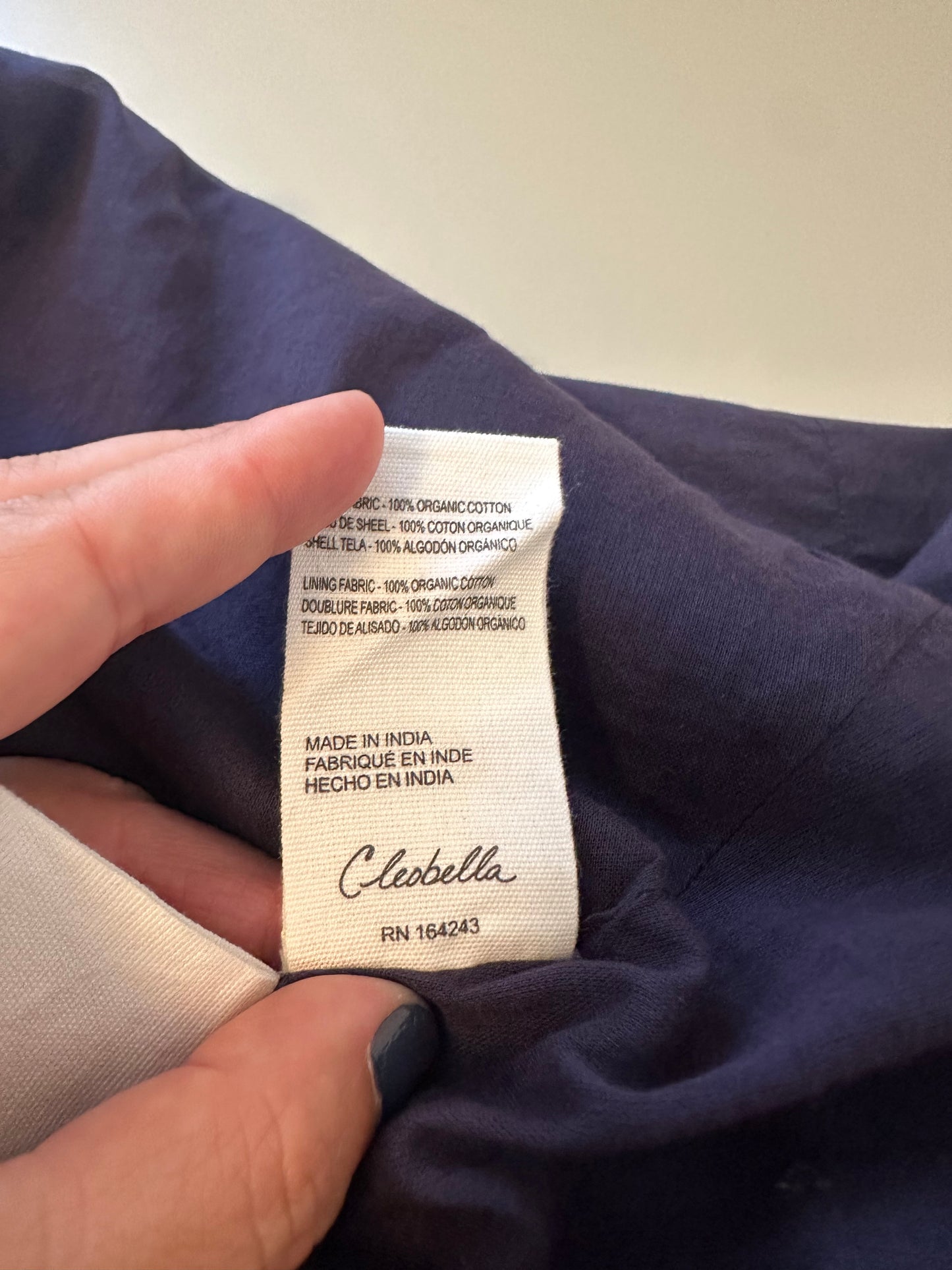 Cleobella Riley Ankle Dress in Moresco Navy | Size XS