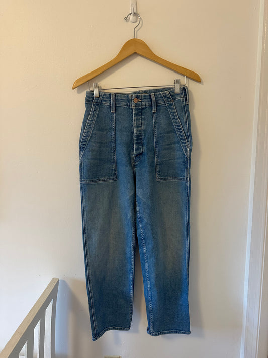 MOTHER The Patch Pocket Private Flood In Flag Me Down - Size 26