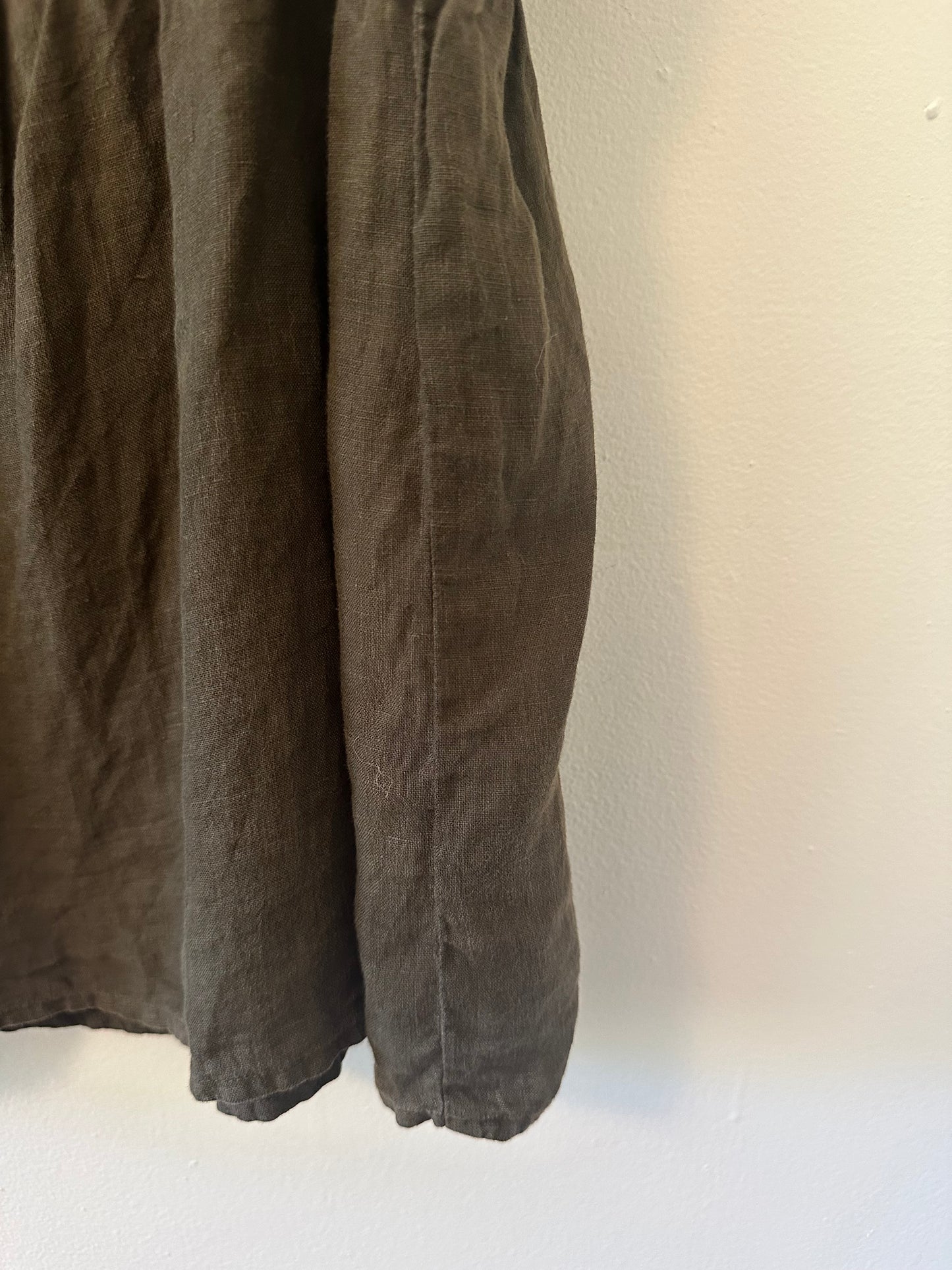 Velvet by Graham & Spencer Olive Green Empire Waist Camisole - Size Medium