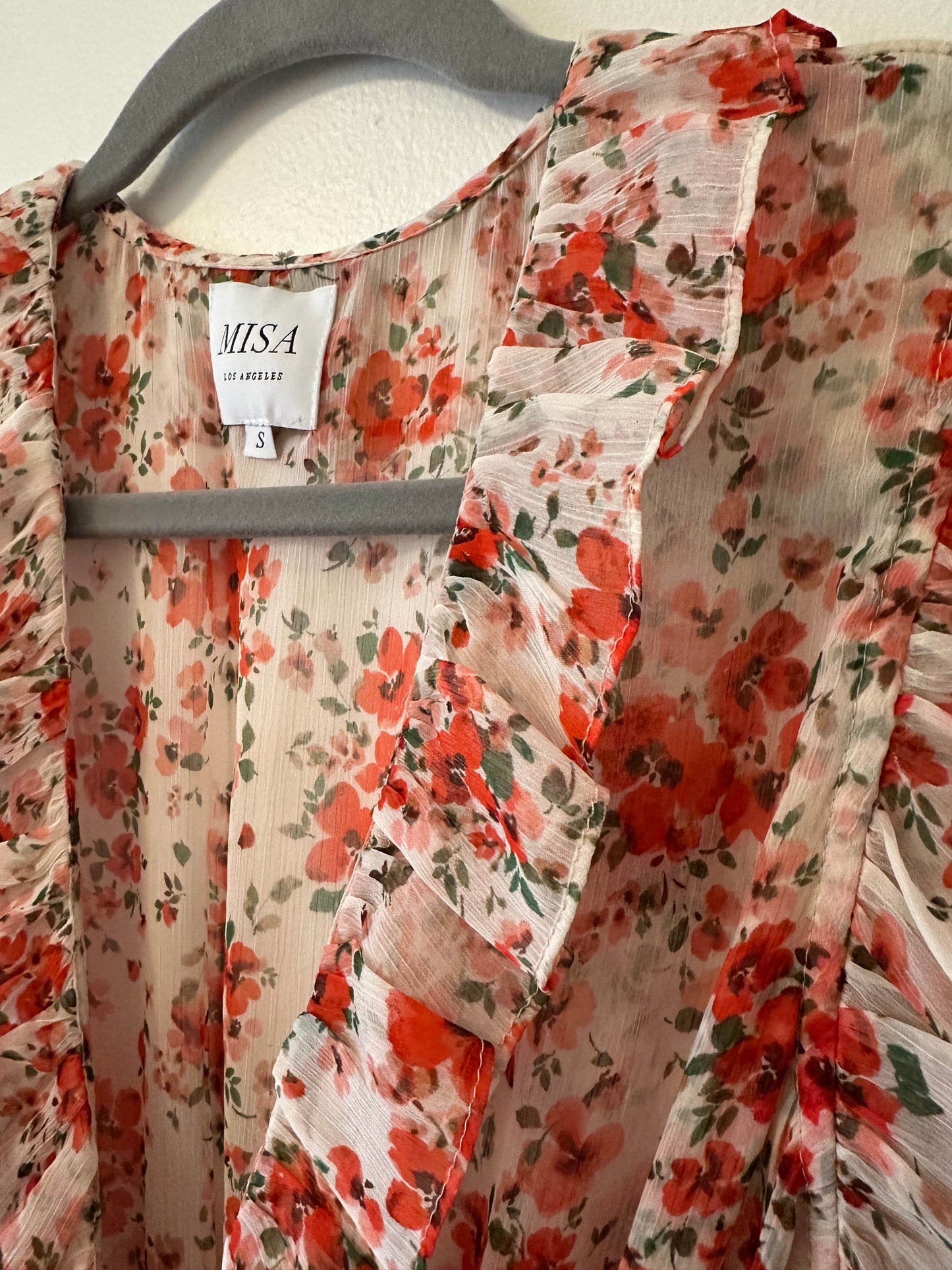 Misa Kidada Dress in Poppy Allover Size S