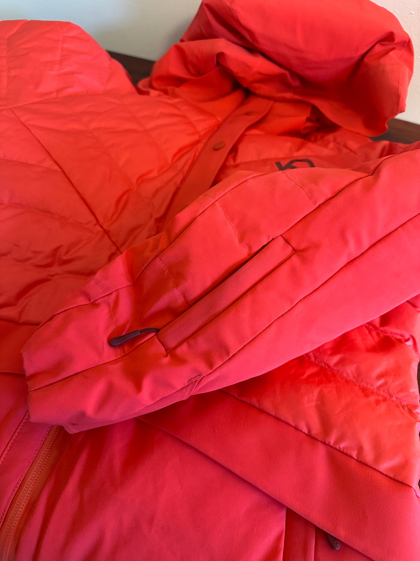 Kari Traa Women's Ragnhild Down Jacket in Red - Size Large