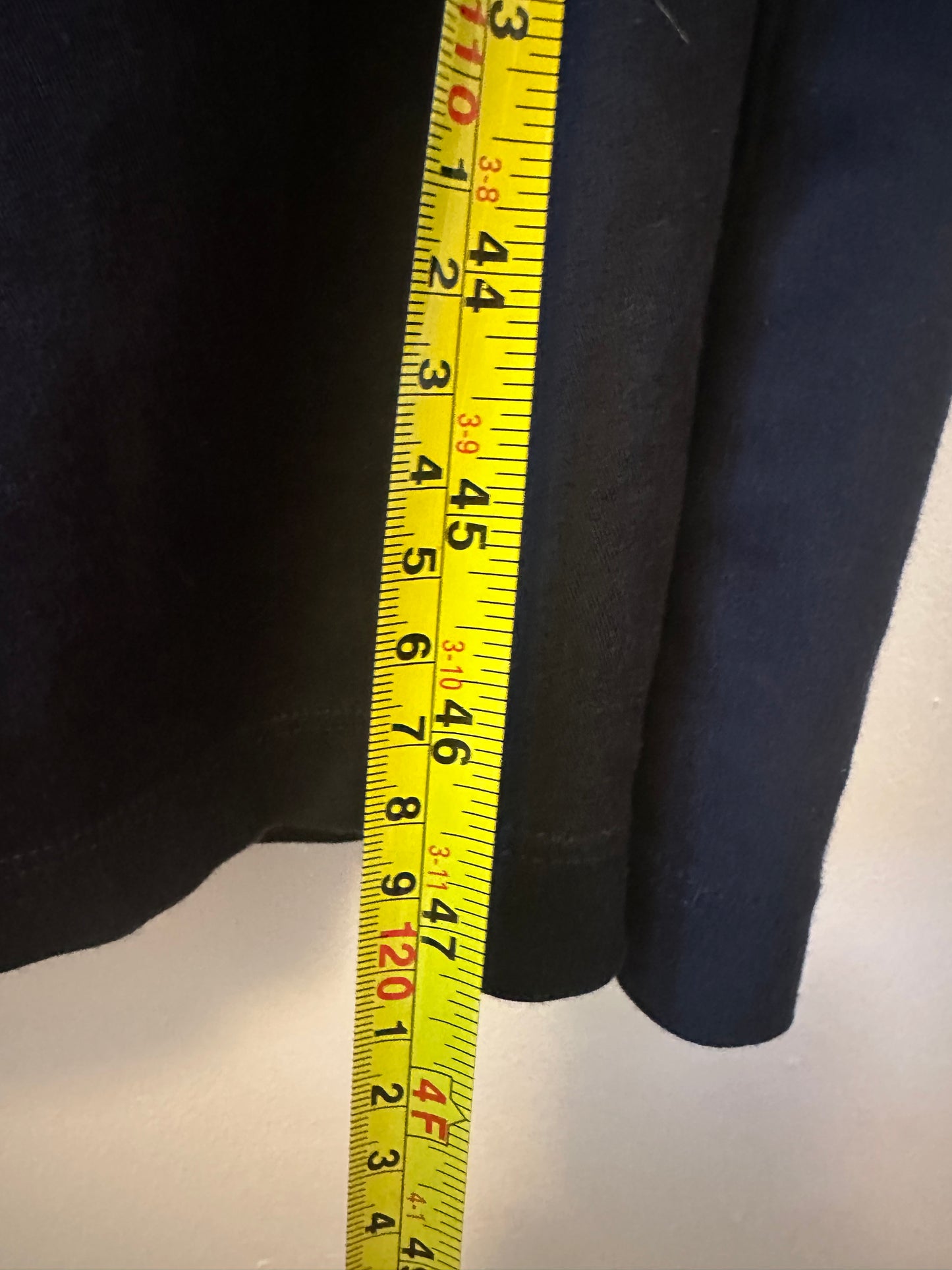 Vince. Tie Waist Cotton Dress Sleeveless Midi Scoop in Black - Size Medium