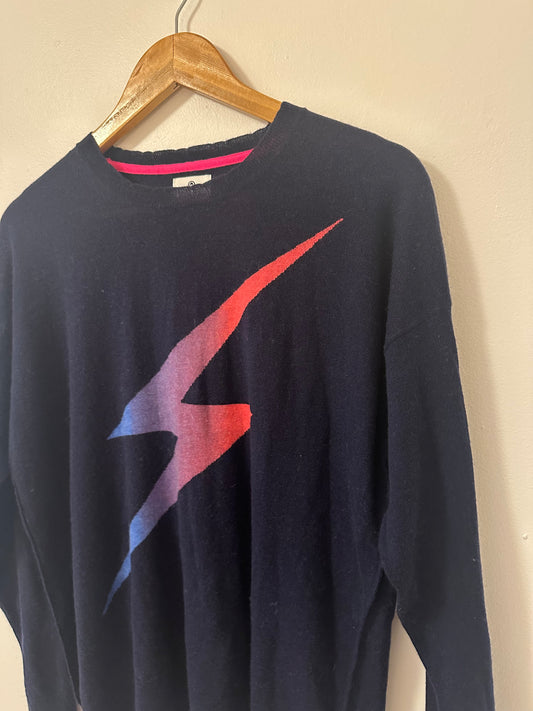 NWT Sundry Ombré Bolt Crewneck Sweater | Size 1 / Small