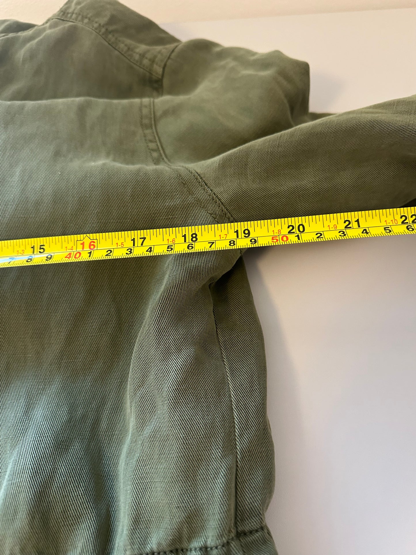 Sanctuary Olive Green Hooded Utility Jacket | Size Small