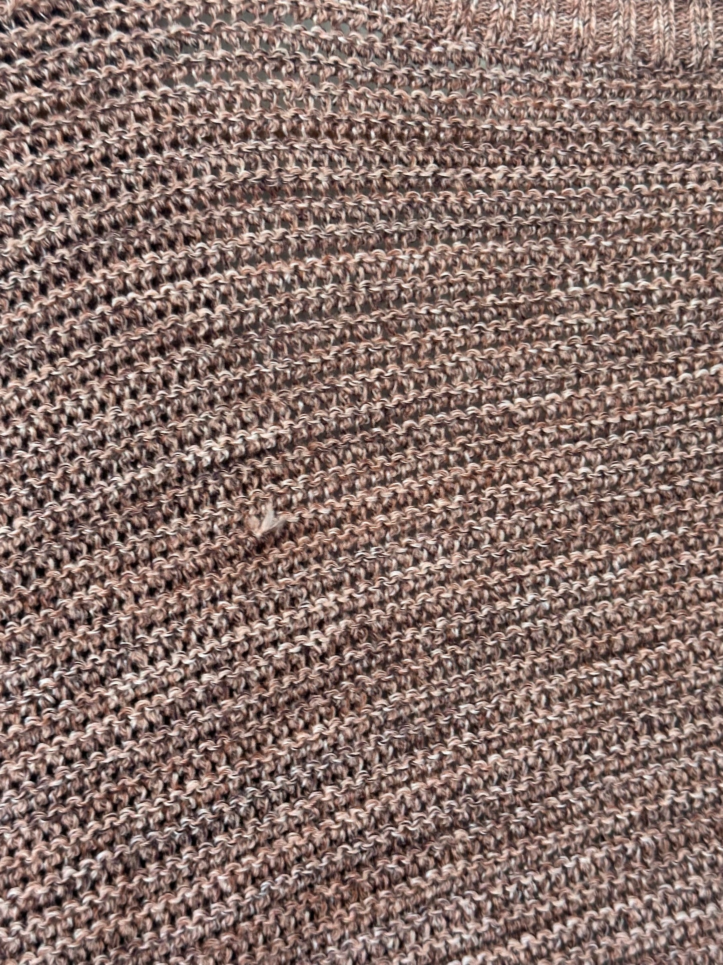 Prana V-Neck Sweater in Warm Rose | Size Small