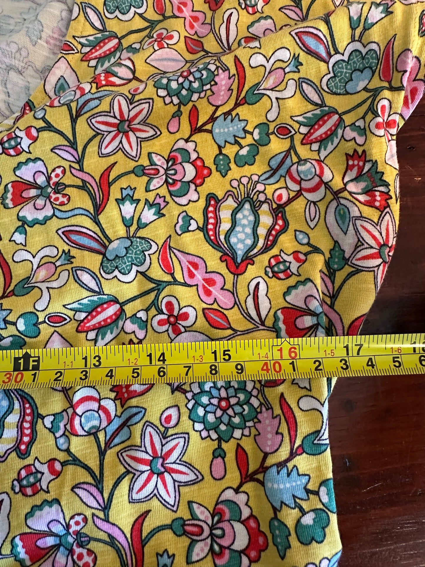 Boden Floral Yellow Floral Dress - Size 8