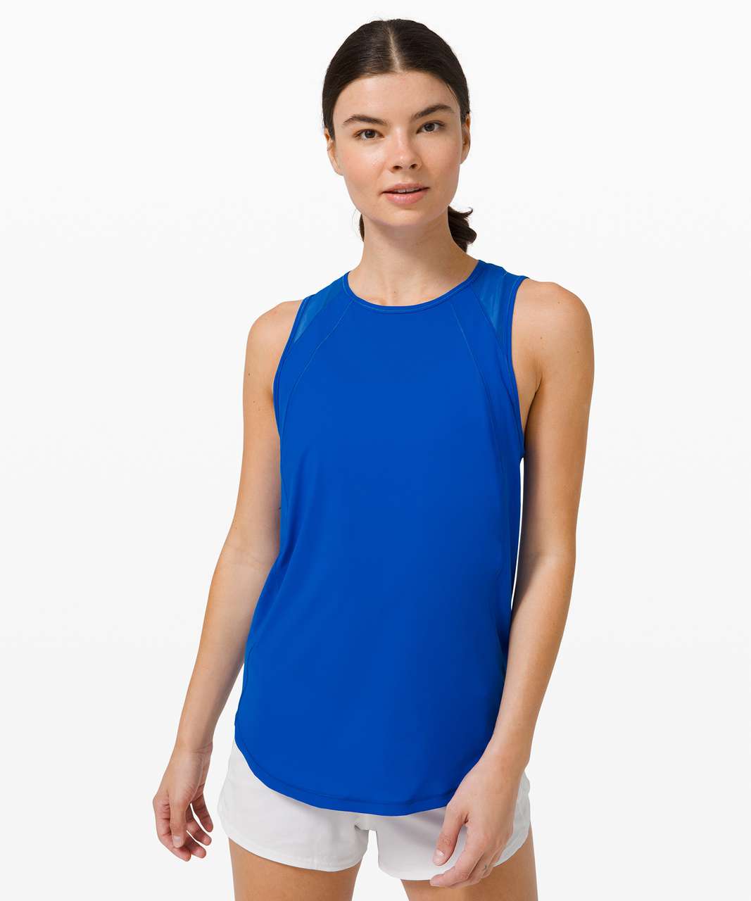 Lululemon Sculpt Tank in Cerulean Blue - Size 10