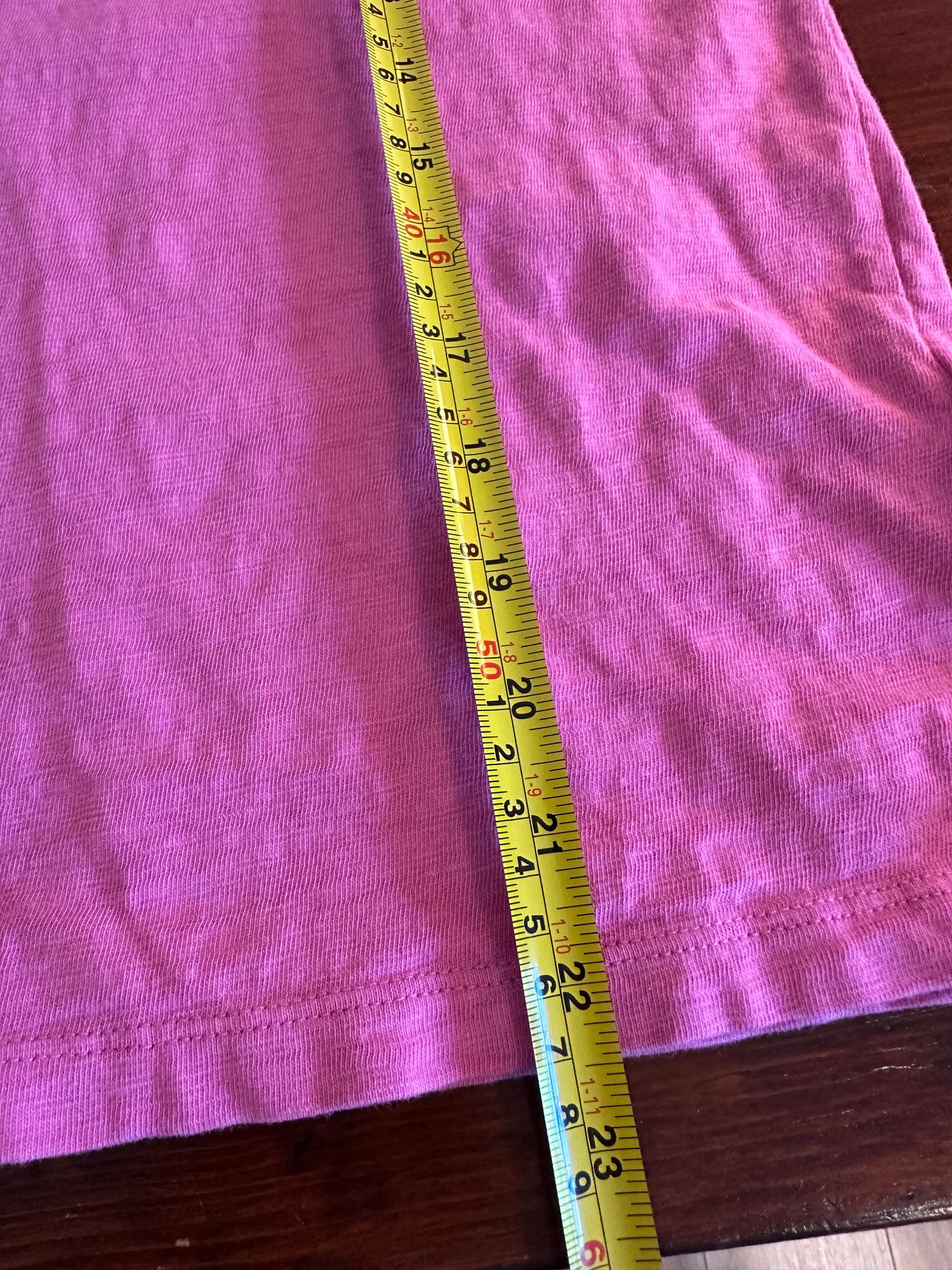 J. Crew Pink Women's Girlfriend Style Cotton T-Shirt - Size Small