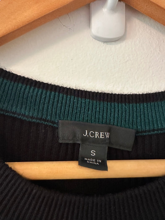 J. Crew Ribbed Knit Short Sleeve Midi Dress - Size Small