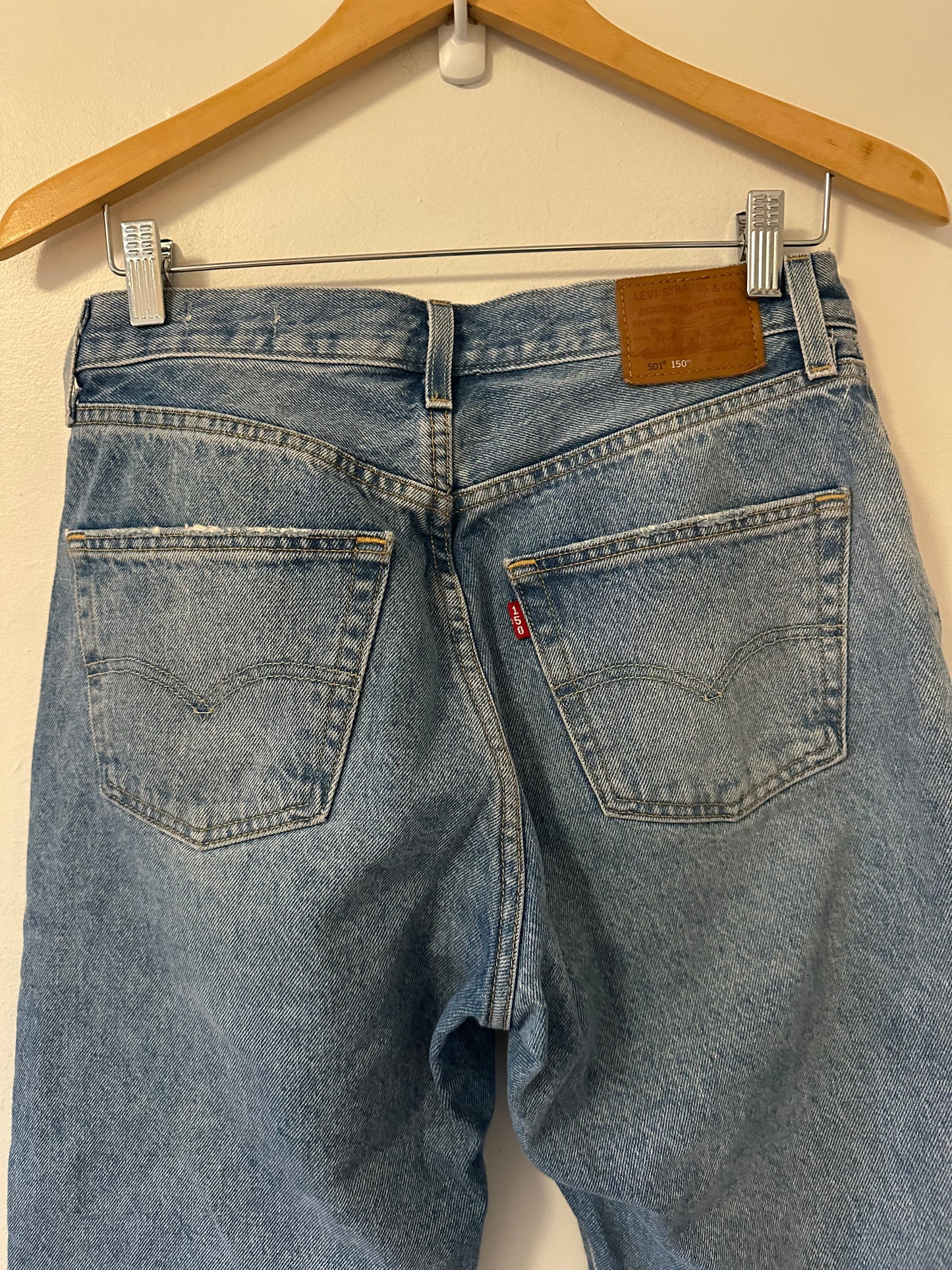 Levi's 501 150th Anniversary 90s Patchwork Jeans Road Tripping | Size 27