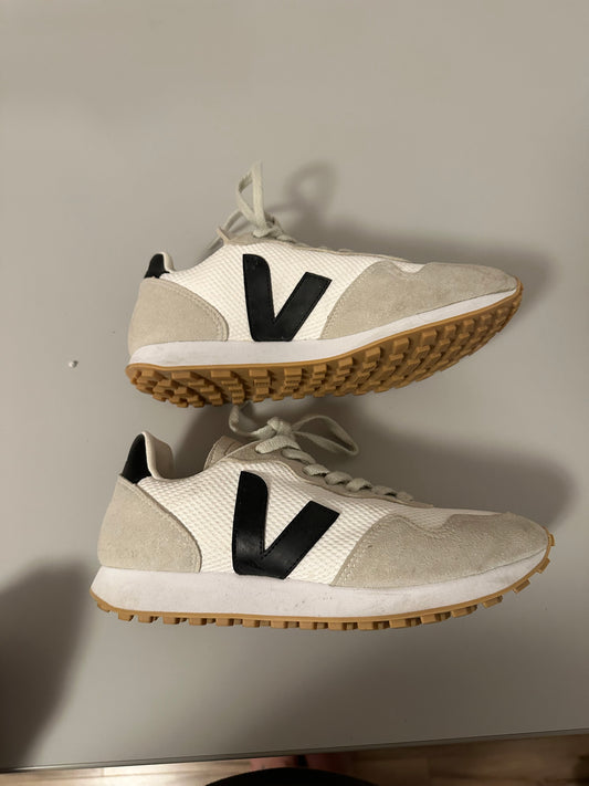 Veja SDU Alveomesh White Black Pierre Sneakers | Size 9