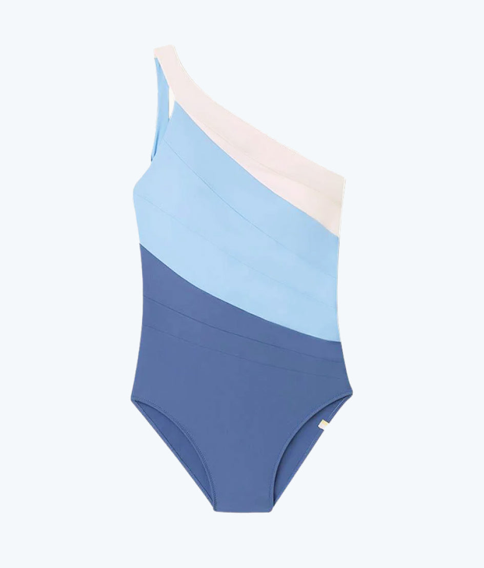 Summersalt The Sidestroke in Sky & Blue Mountain & White Sand - Size 6LT