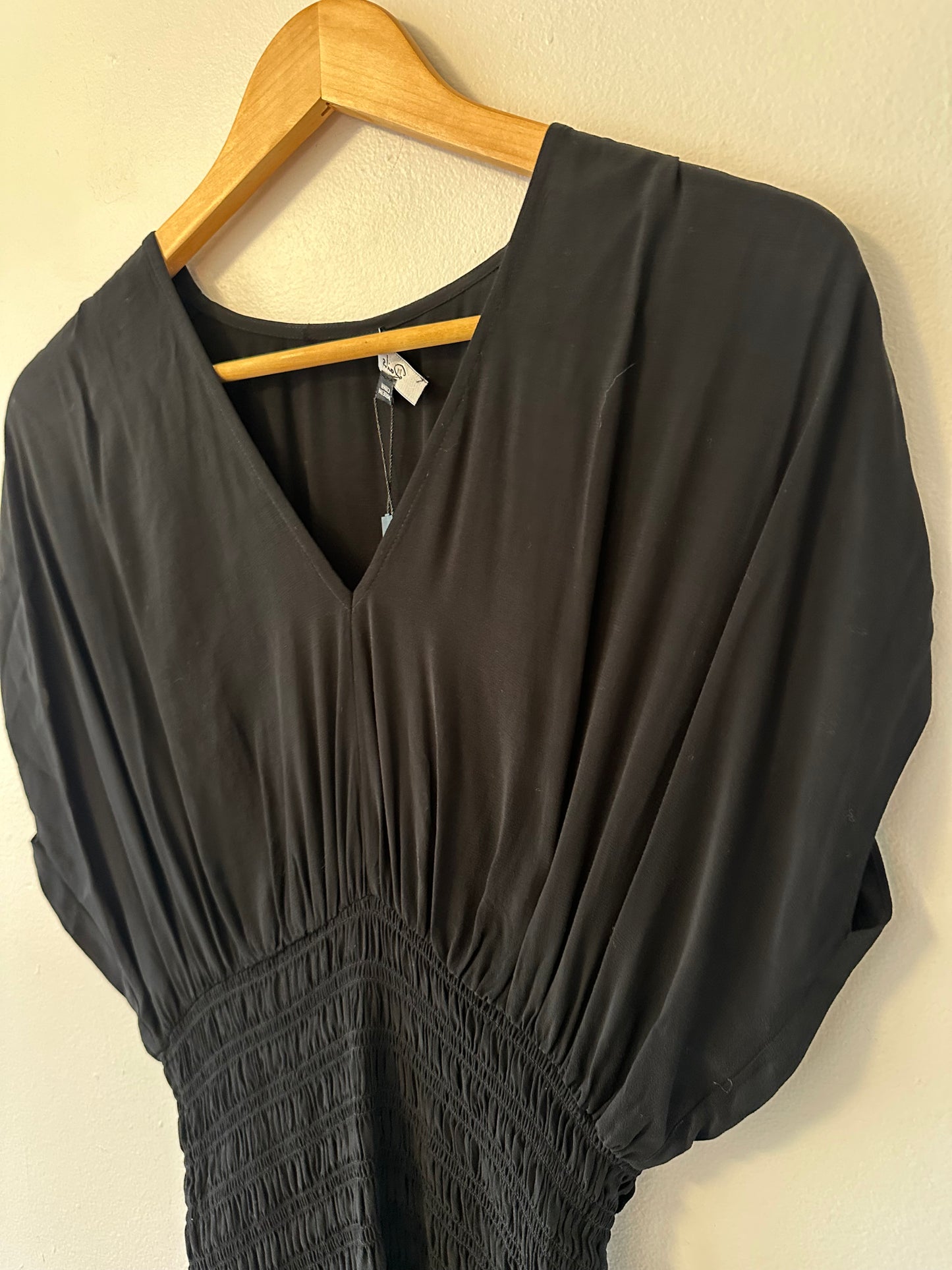 NWT Siera Rails Black V-Neck Mini Dress | Size XS