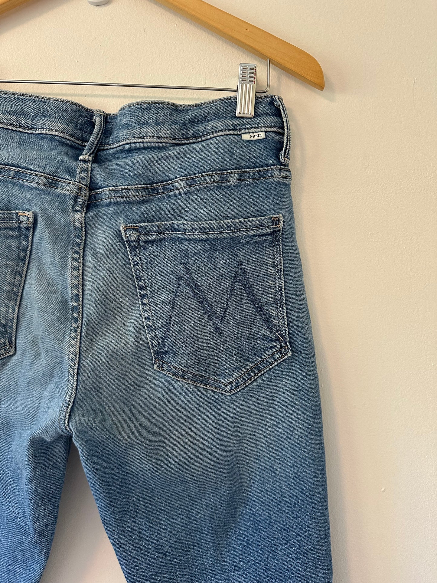 MOTHER The Insider Crop Step Jeans in Different Strokes | Size 30
