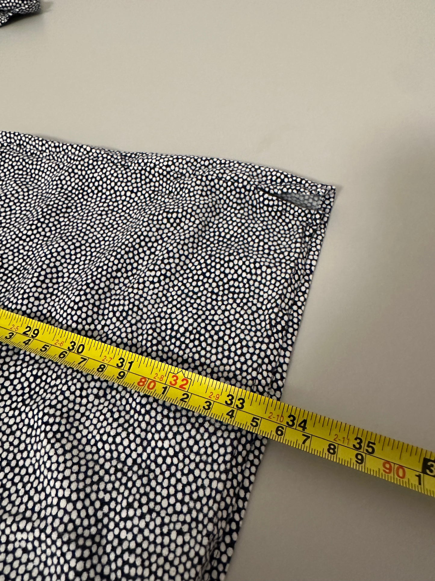 Boden Women's Blue Printed Long Sleeve Henley Mini Dress | Size 2