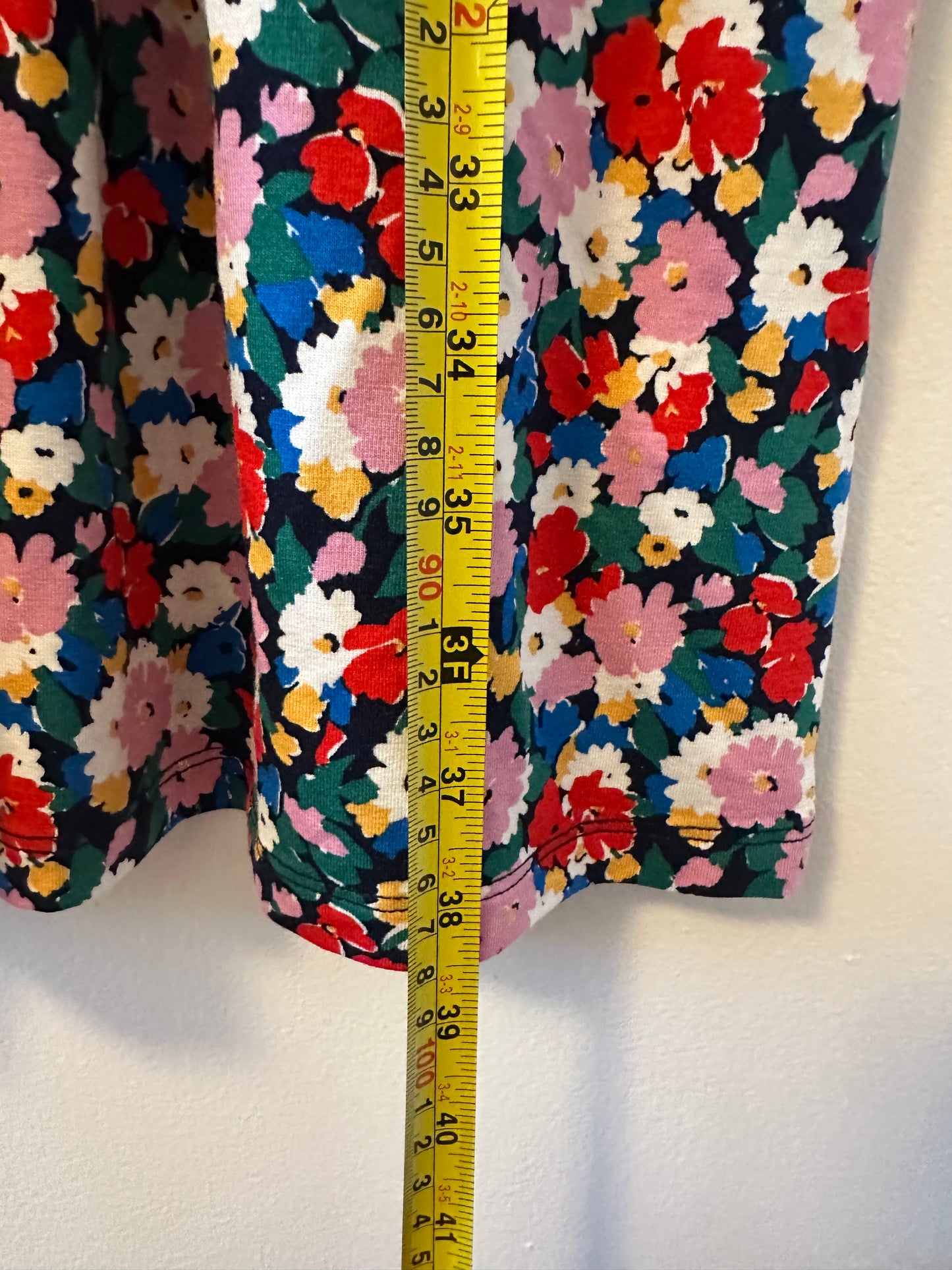 NWT Boden Alexandra Blouson Jersey Dress in Multi, Painterly Meadow - Size 12P