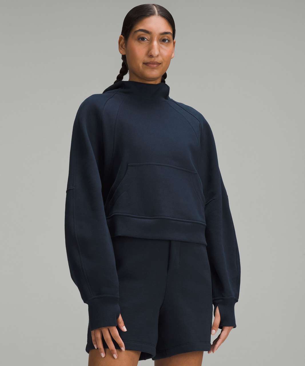 Lululemon Athletica - Oversized Scuba Hoodie Sweatshirt in True Navy