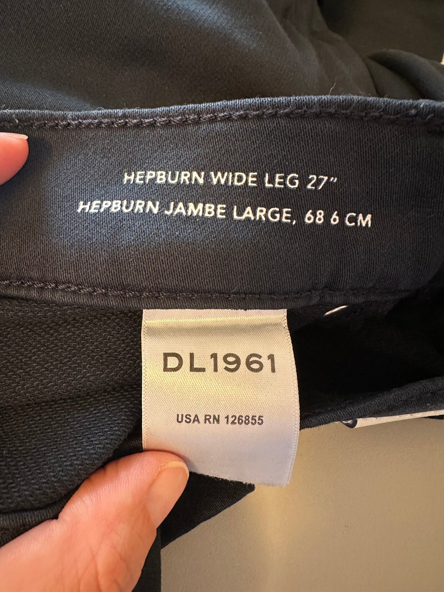 NWT Citizens of Humanity Hepburn Wide Leg Ankle Pants In Navy | Size 25