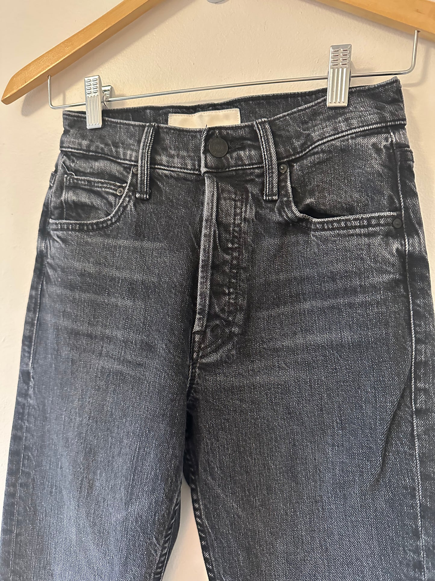 MOTHER The Tomcat Ankle Straight Leg Jeans in On The Fly - Size 24