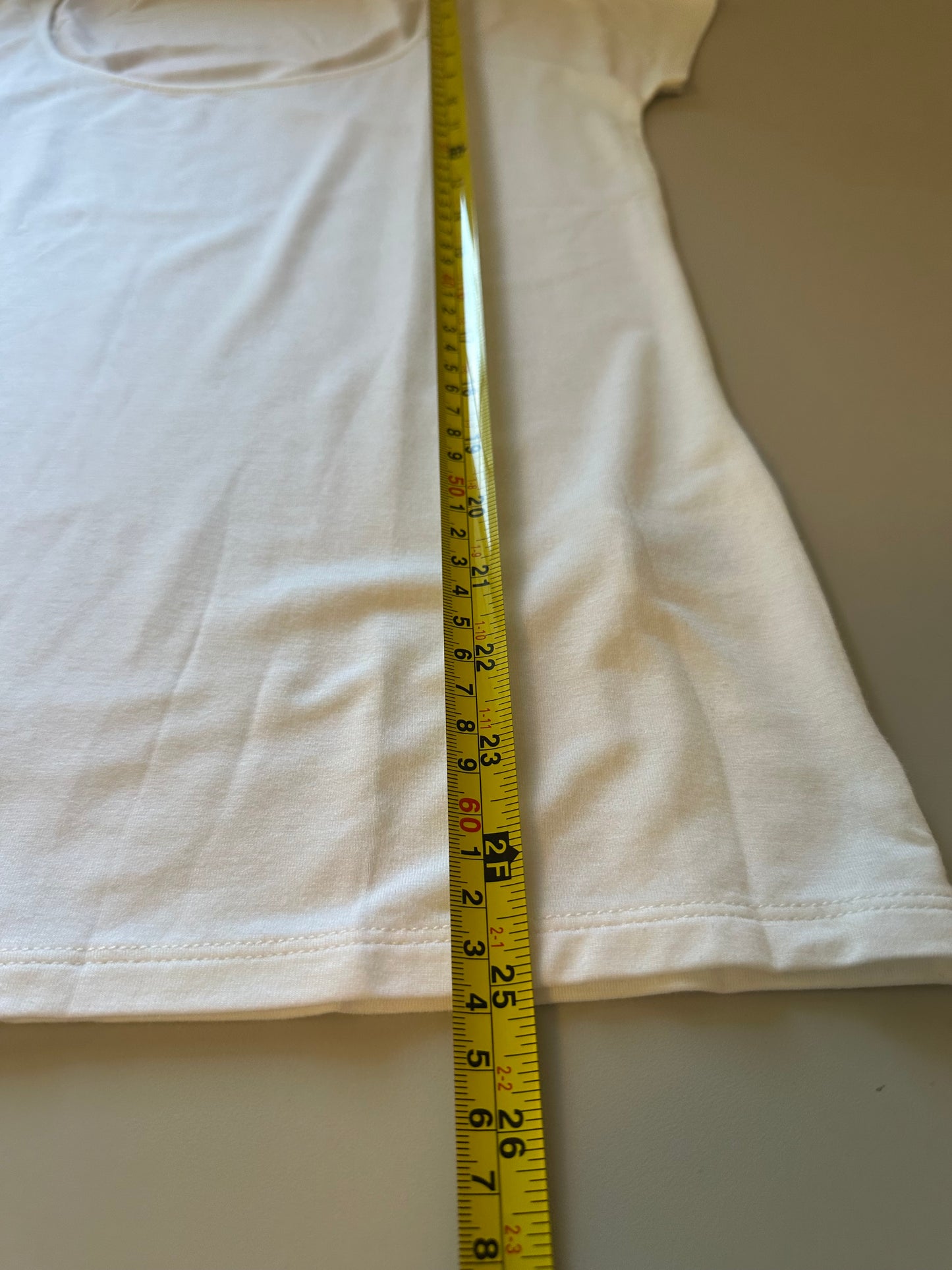 J. Crew NWT White Short Sleeve Ballet Neck Tee | Size Medium