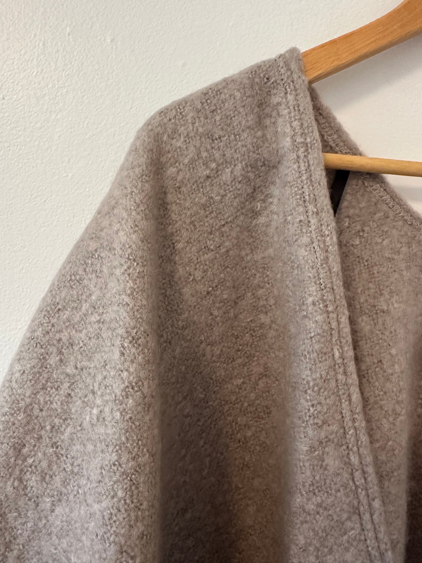 Echo Tan Cozy Fringe Poncho