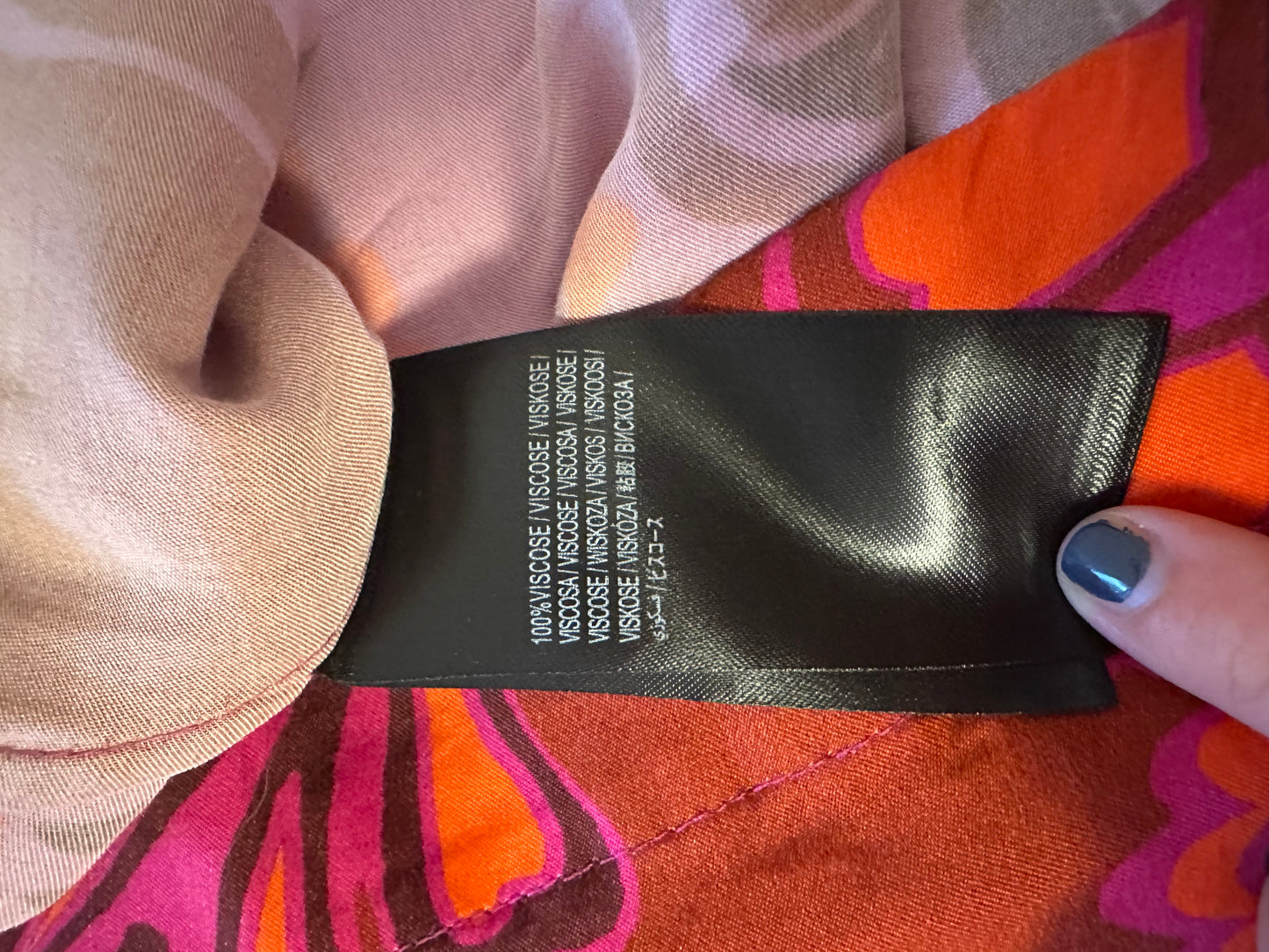 FARM Rio Bold Floral Satin Maxi Skirt | Size Large