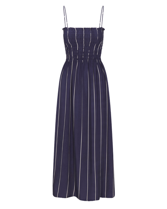 Left on Friday Cabana Maxi Dress in Varsity / Coconut - Size S/M