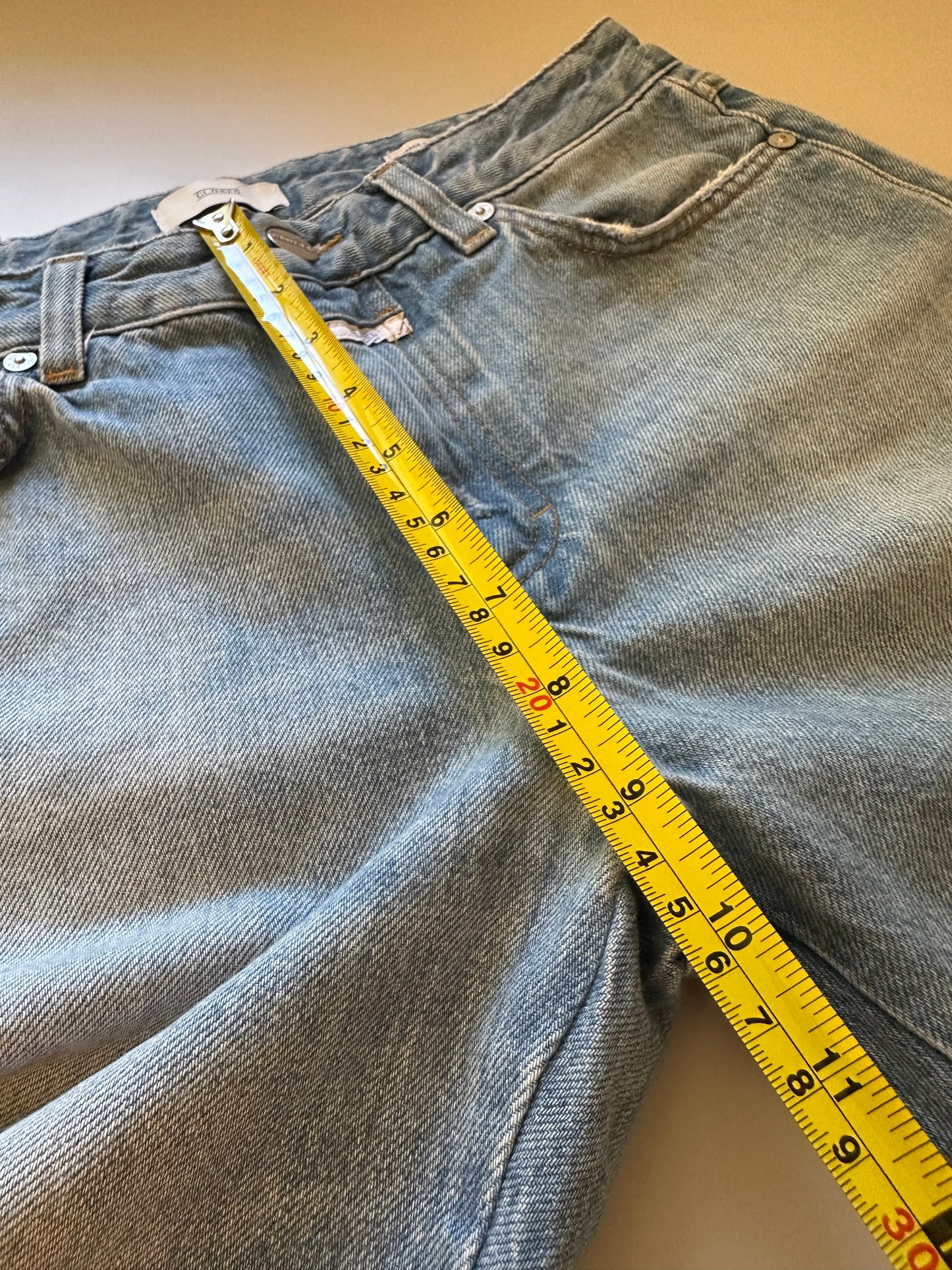 Closed Jay Light Blue Distressed Straight Leg Jeans | Size 26
